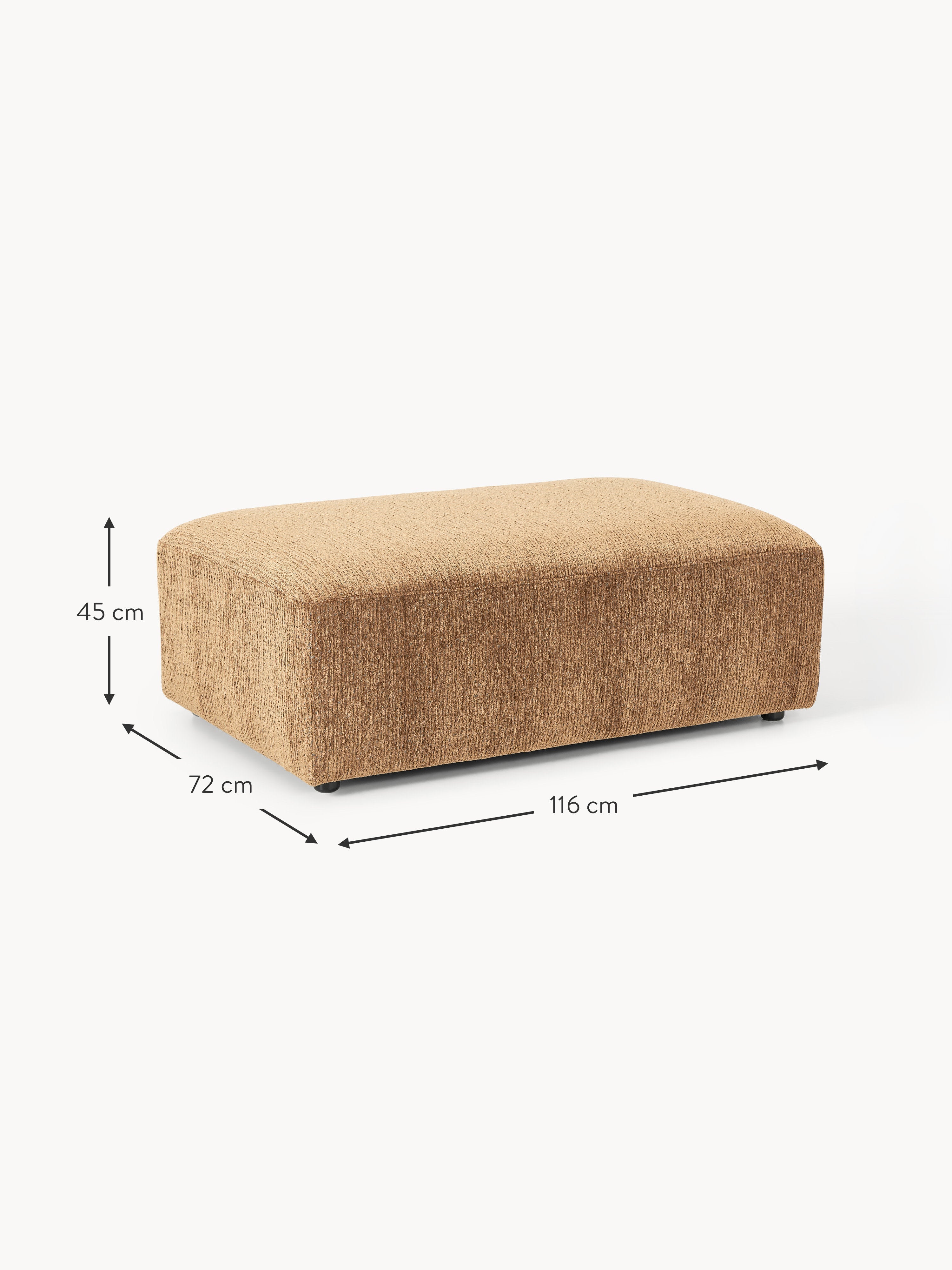 Melva XL Ottoman, W 116 x D 72 cm