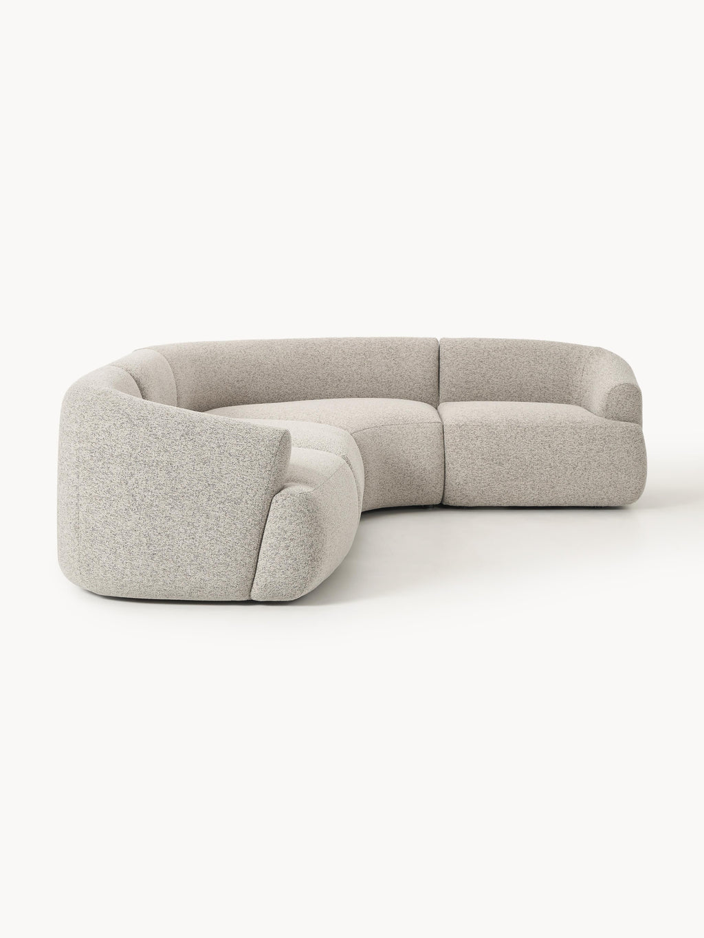 Sofia Modular Bouclé Corner Sofa (4-seater)