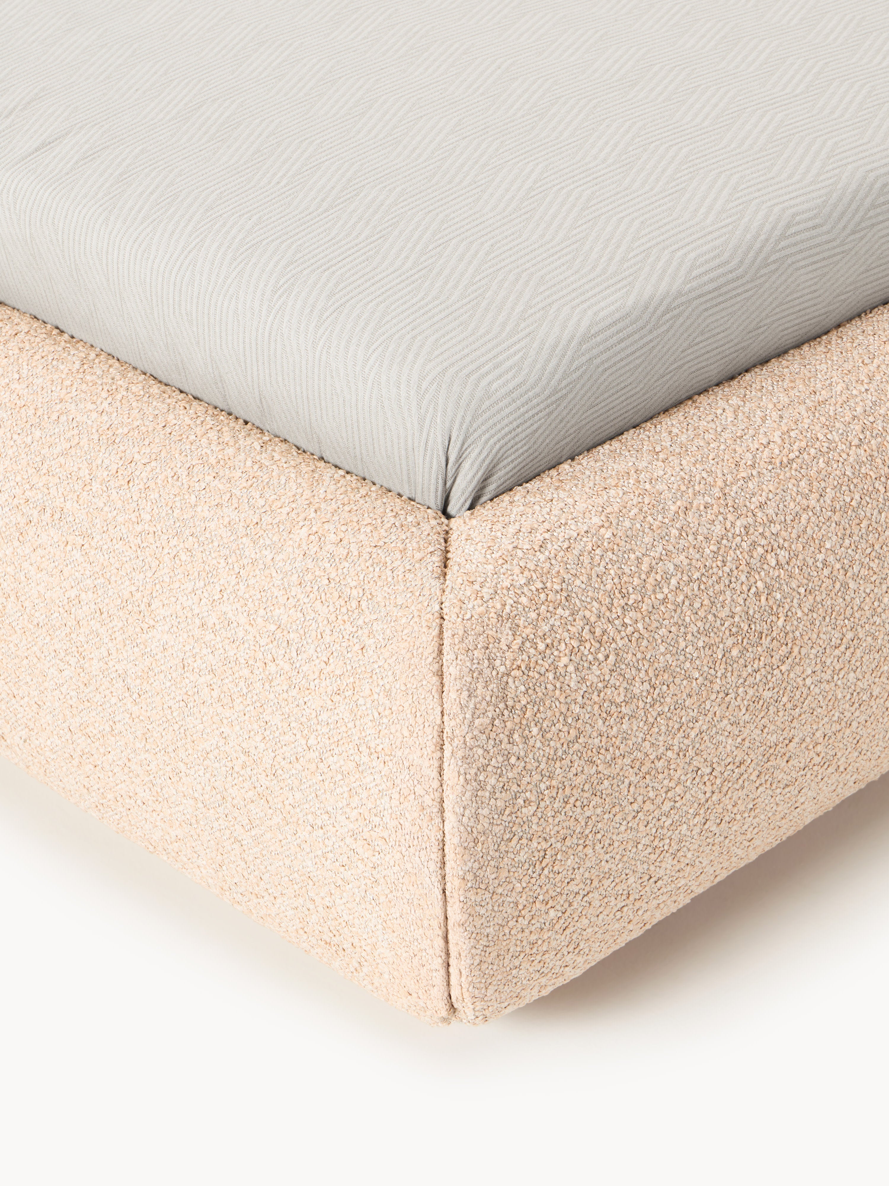 Alba Upholstered Bouclé Bed with Storage