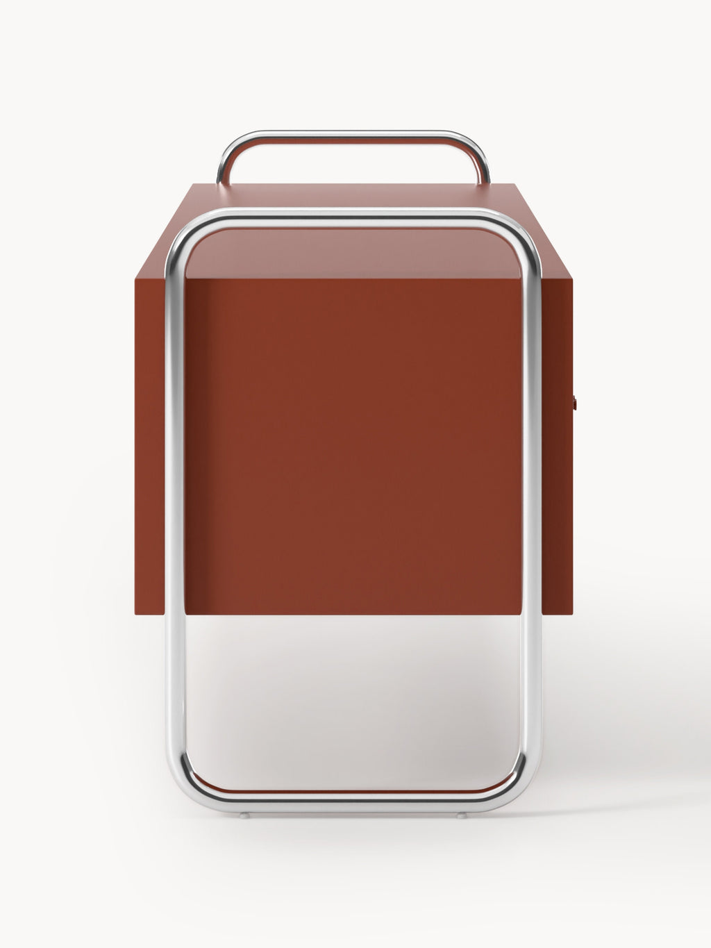 Robyn Metal Lowboard with Glass Front