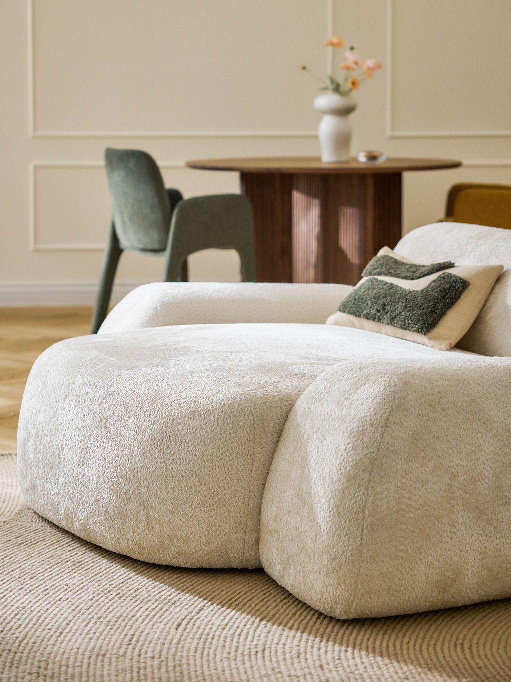 Wolke XL Teddy Bouclé Lounge Chair