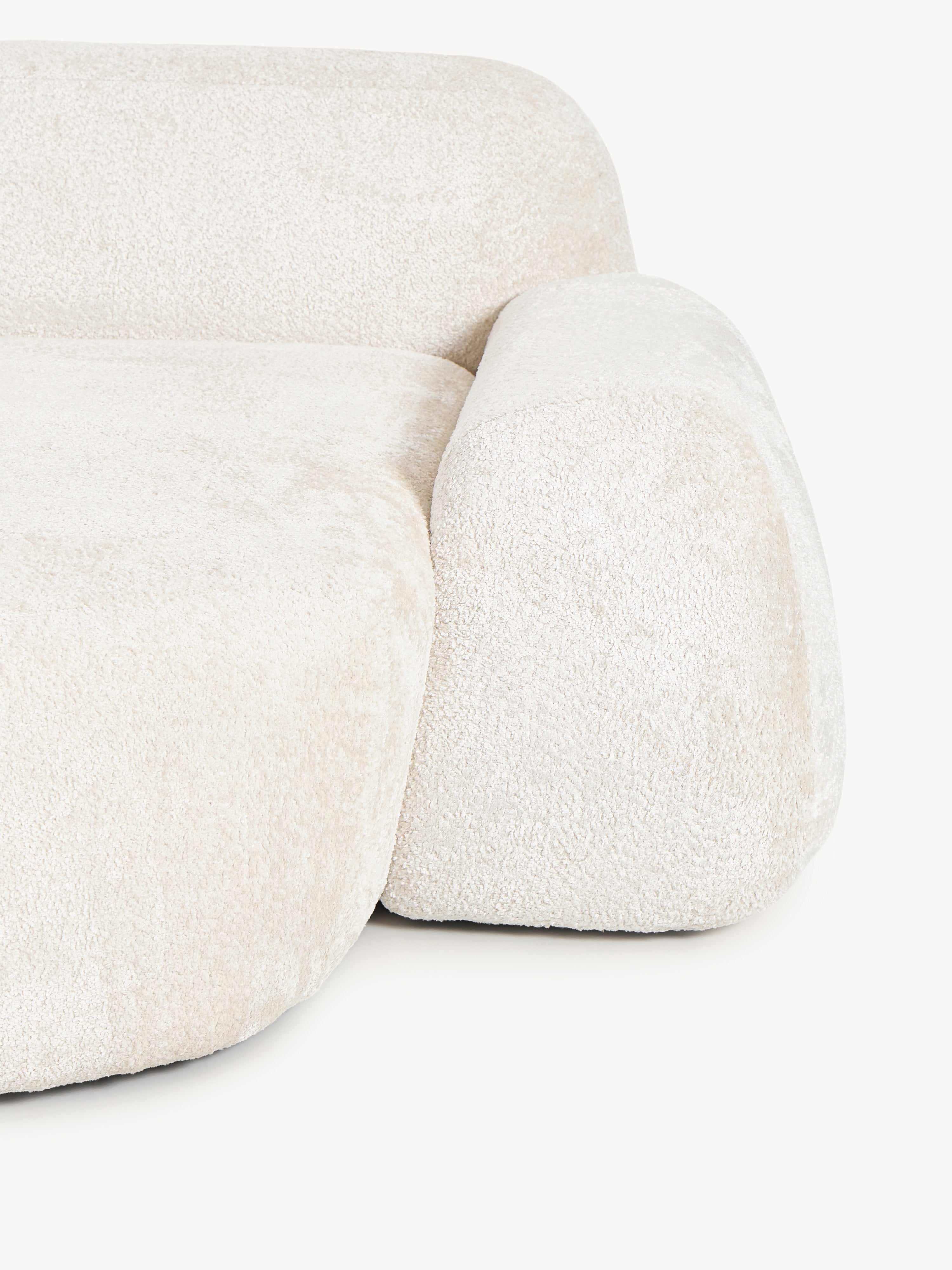 Wolke Modular Teddy Bouclé Corner Sofa (4-seater) with Chaise End