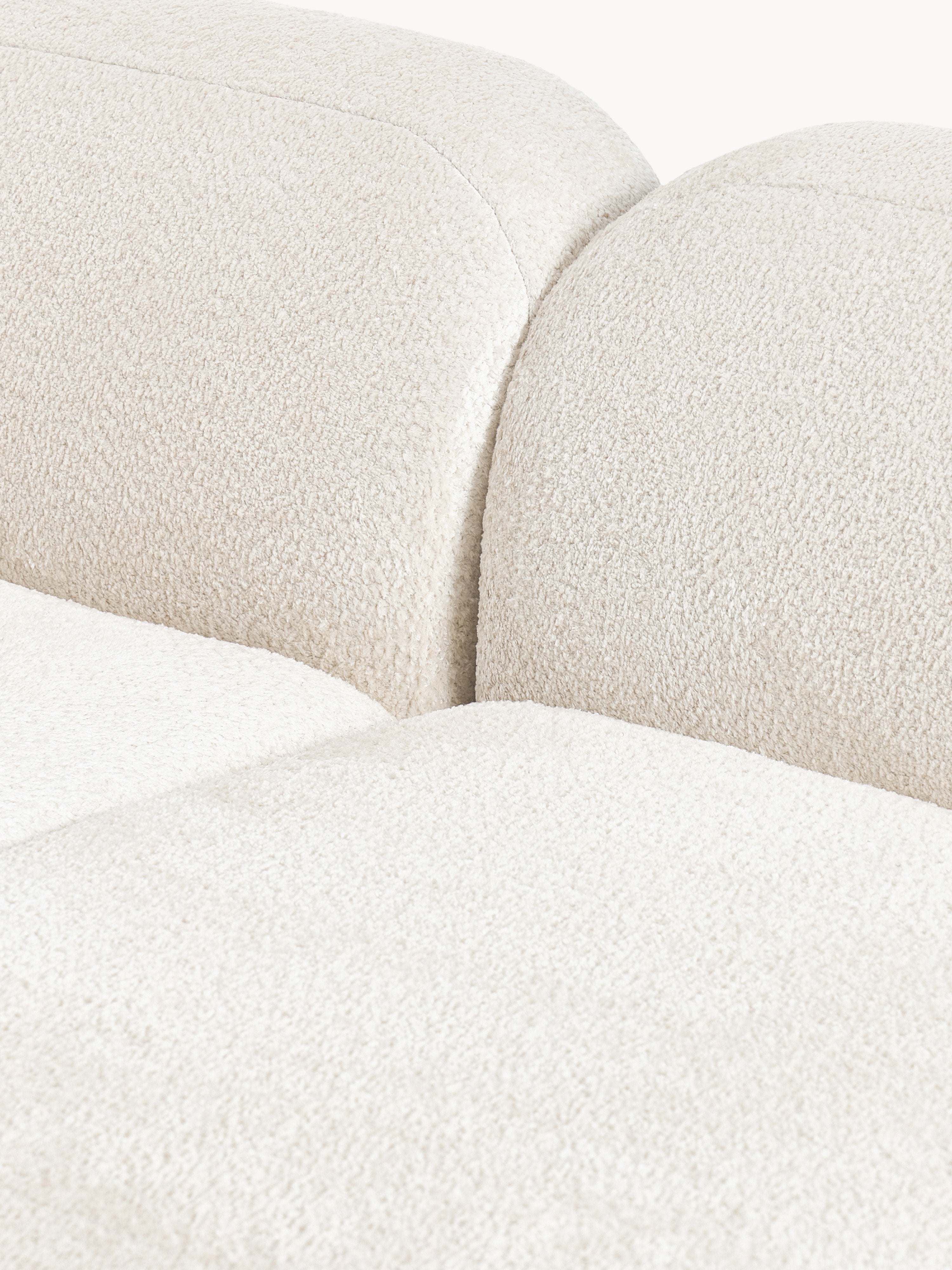 Wolke Modular Teddy Bouclé Corner Sofa (4-seater) with Chaise End