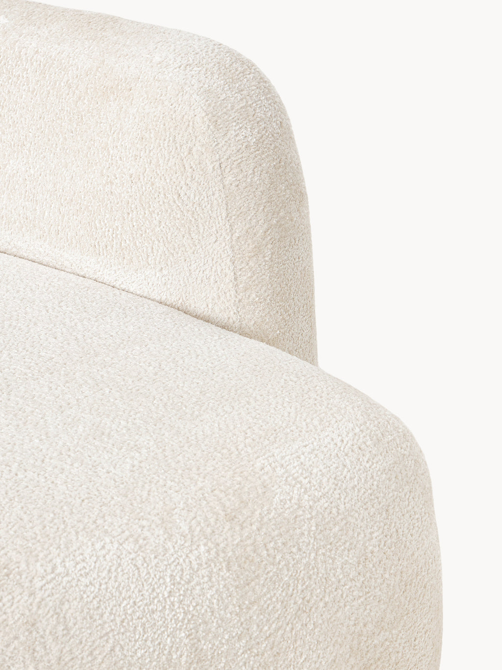 Wolke Modular Teddy Bouclé Corner Sofa (4-seater) with Chaise End