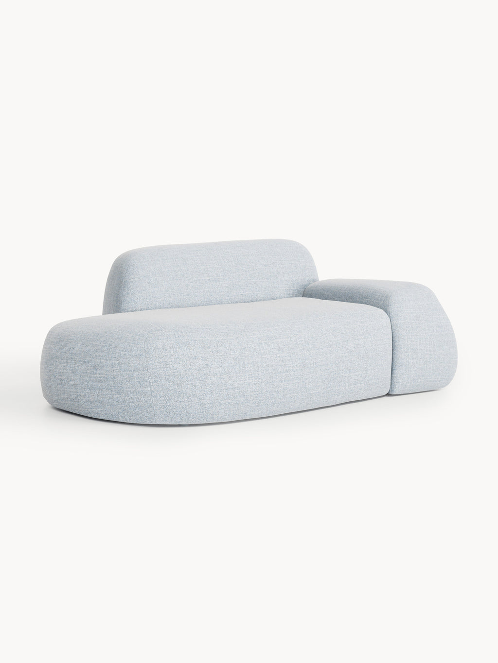 Wolke Bouclé Sofa (2-seater) with Chaise End