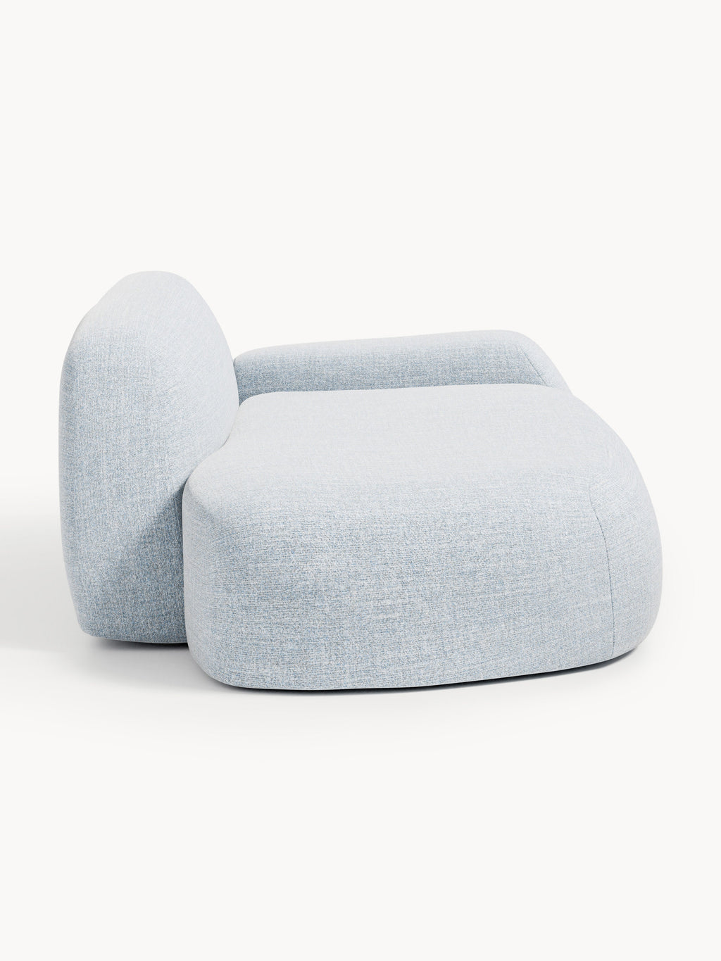 Wolke Bouclé Sofa (2-seater) with Chaise End