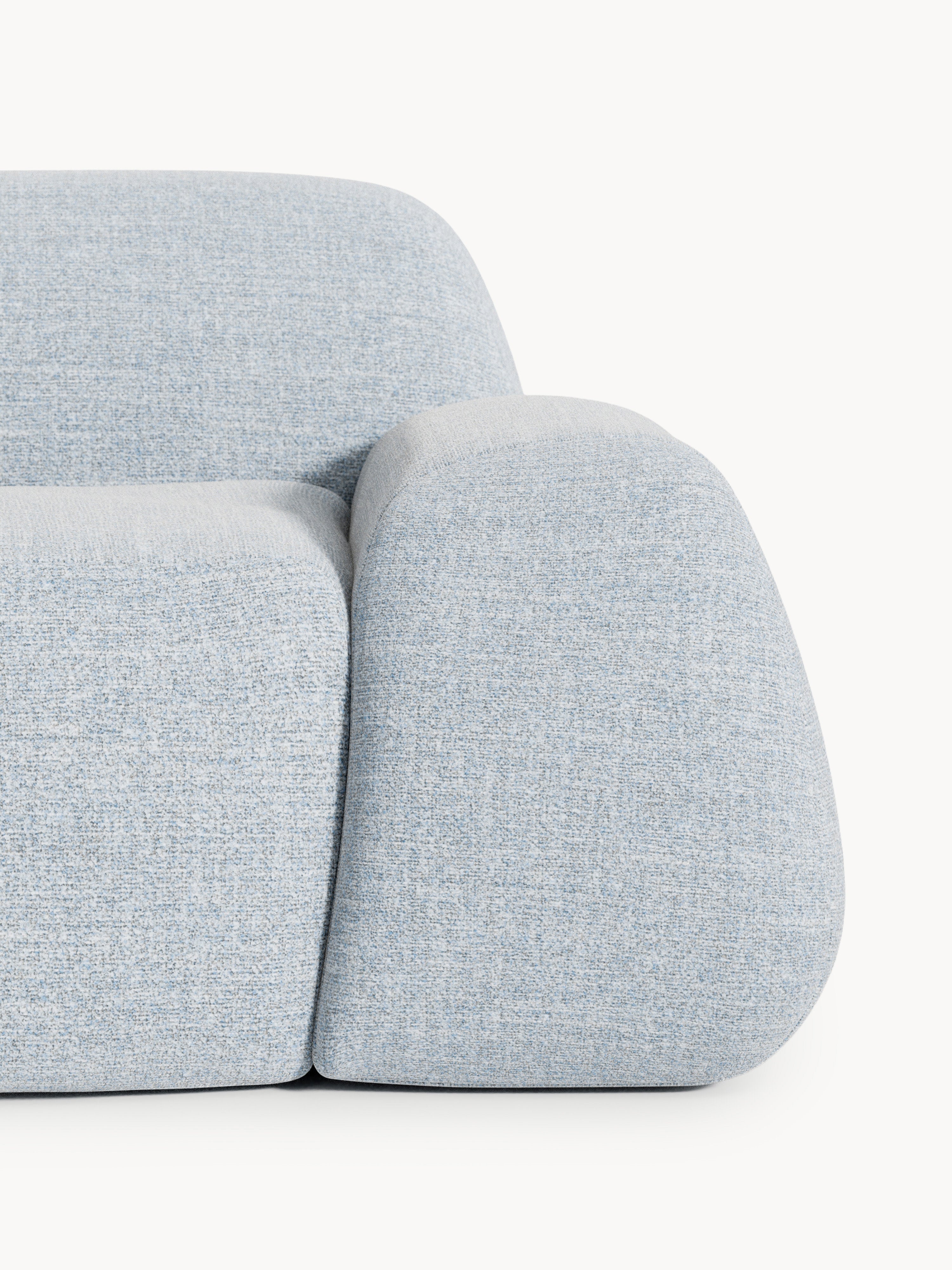 Wolke Bouclé Sofa (2-seater) with Chaise End