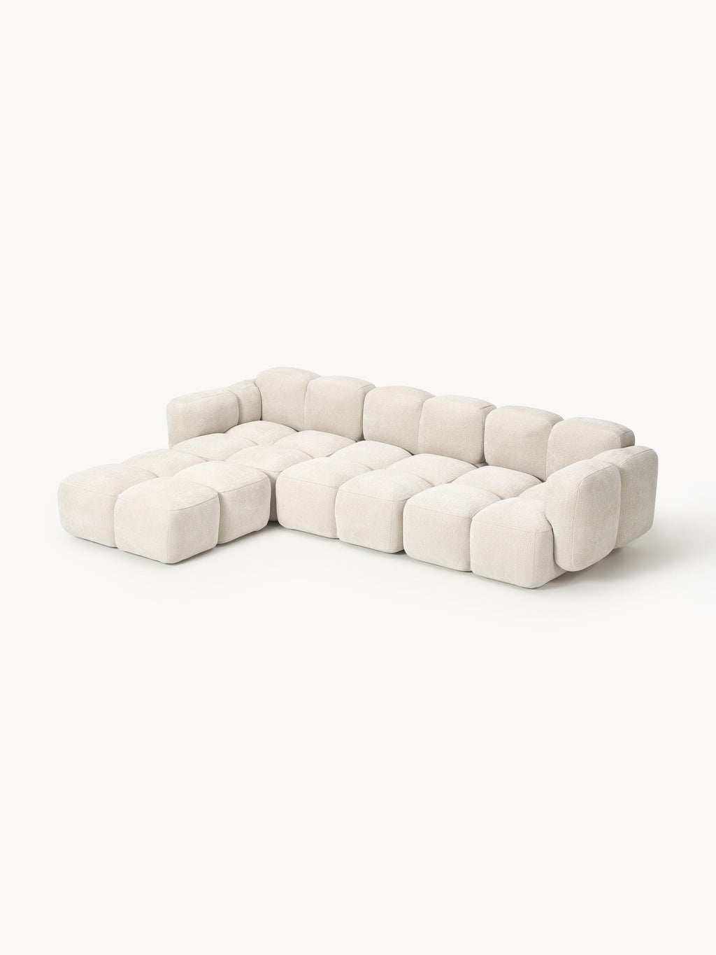 Tayla Modular Sofa (4-seater) with Ottoman (left/right)