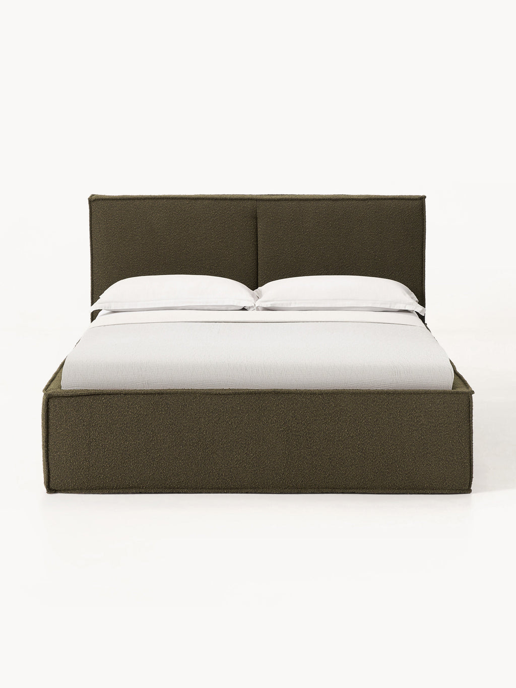 Dream Upholstered Bouclé Bed with Storage