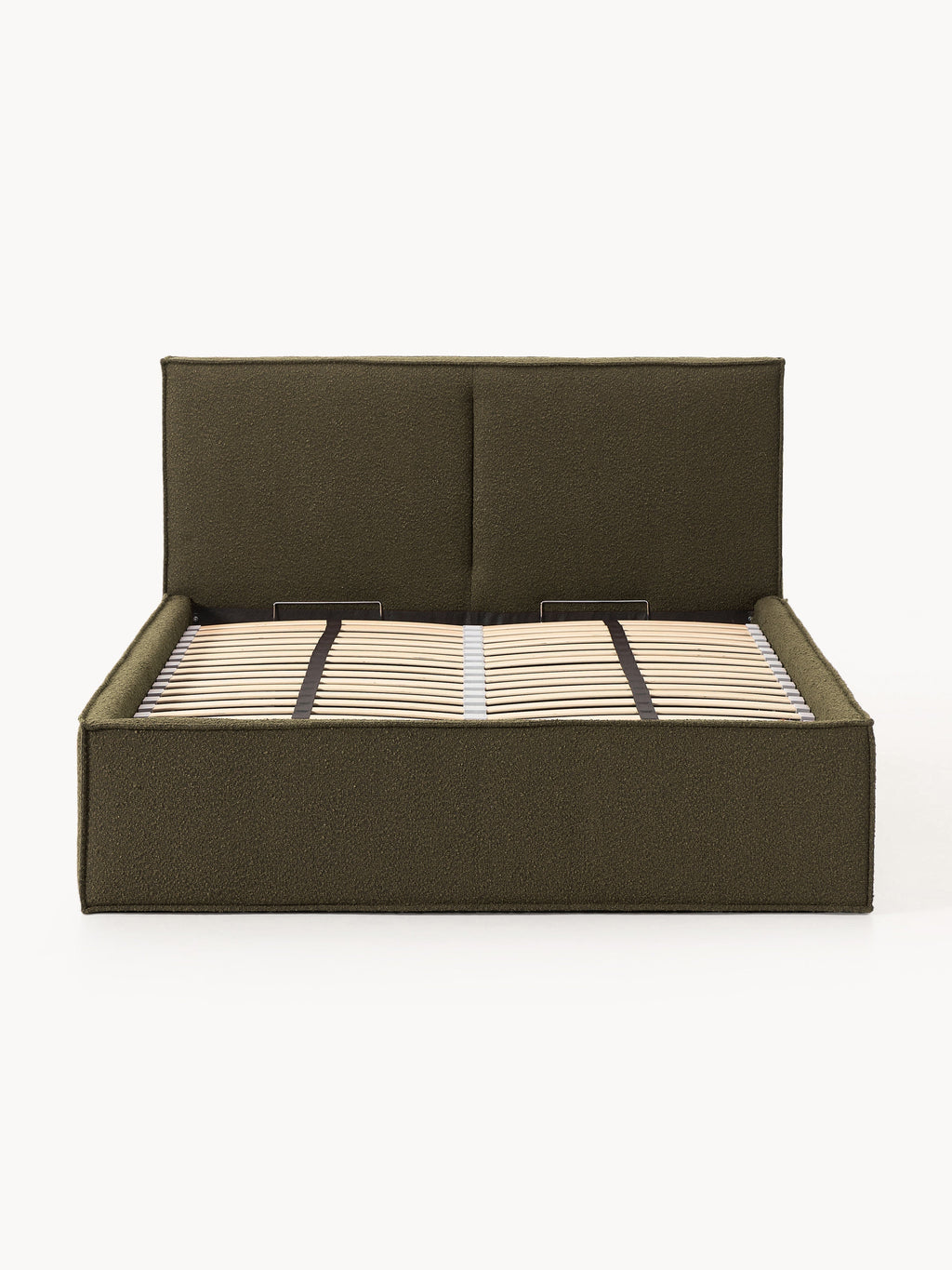 Dream Upholstered Bouclé Bed with Storage