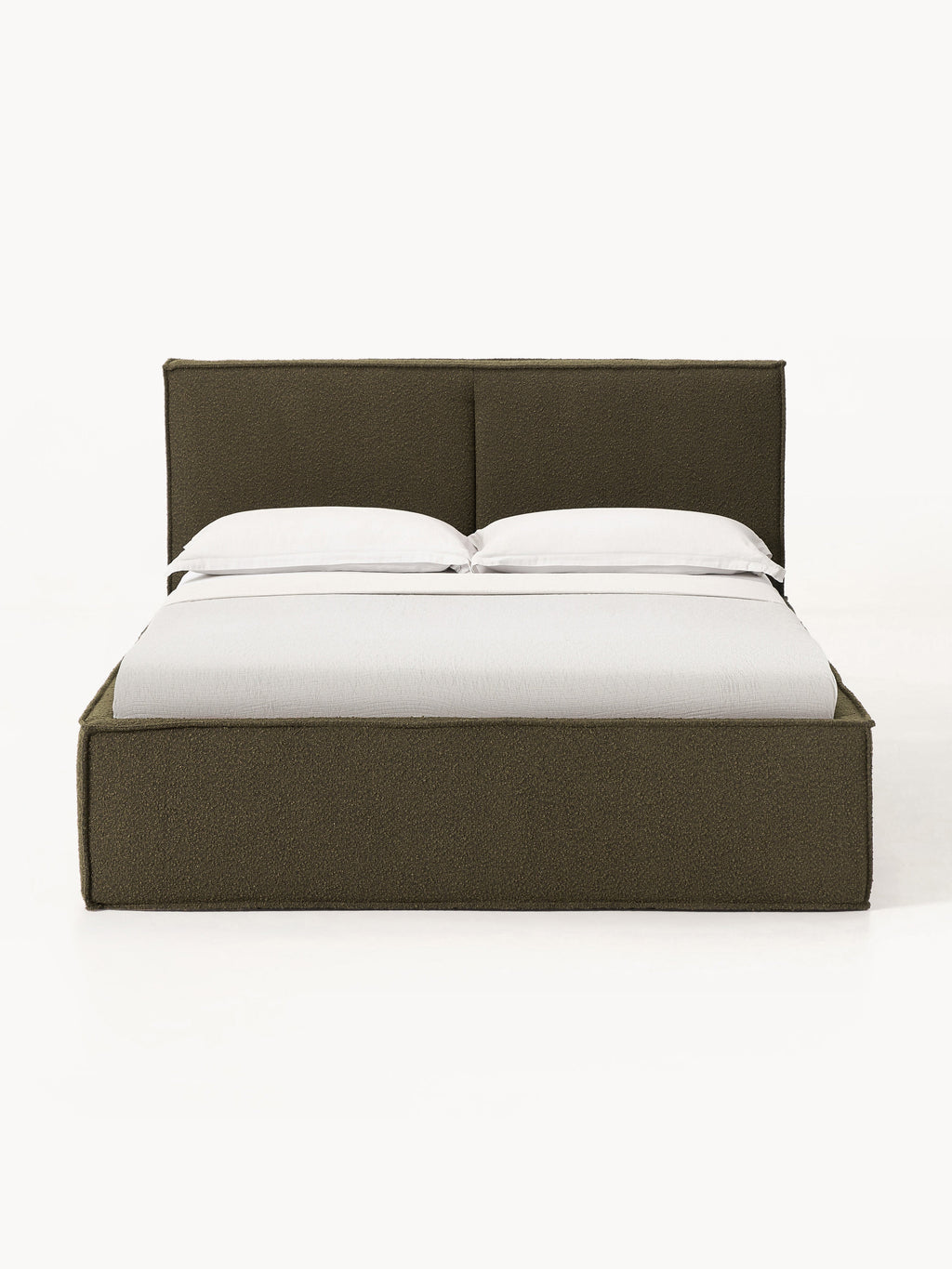 Dream Upholstered Bouclé Bed with Storage