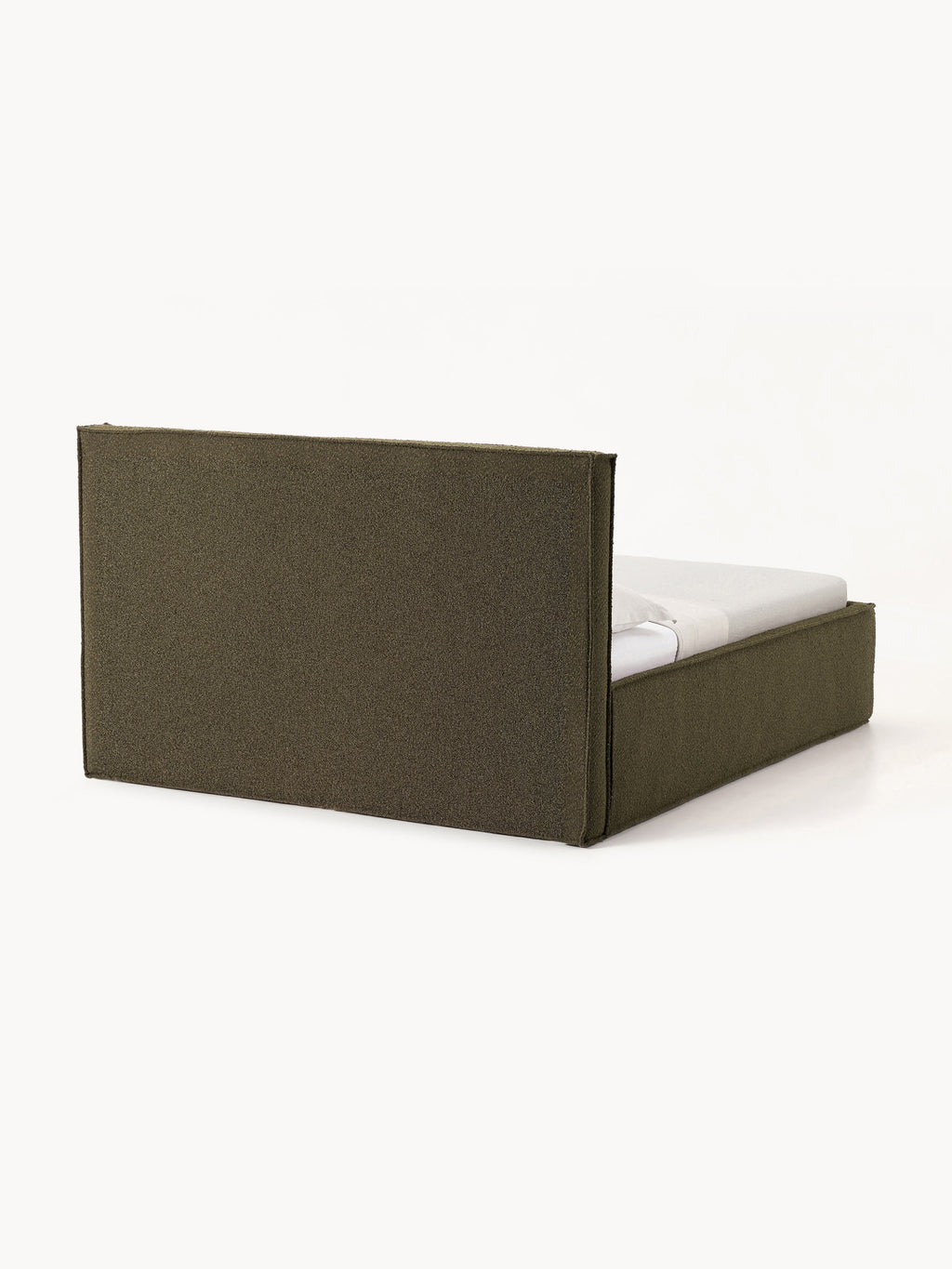 Dream Upholstered Bouclé Bed with Storage