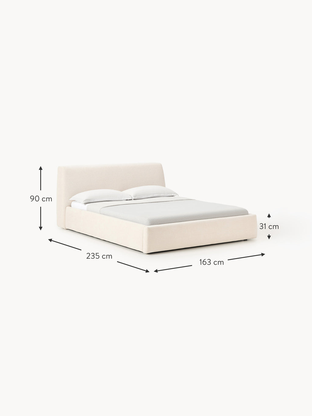 Cloud Upholstered Bed
