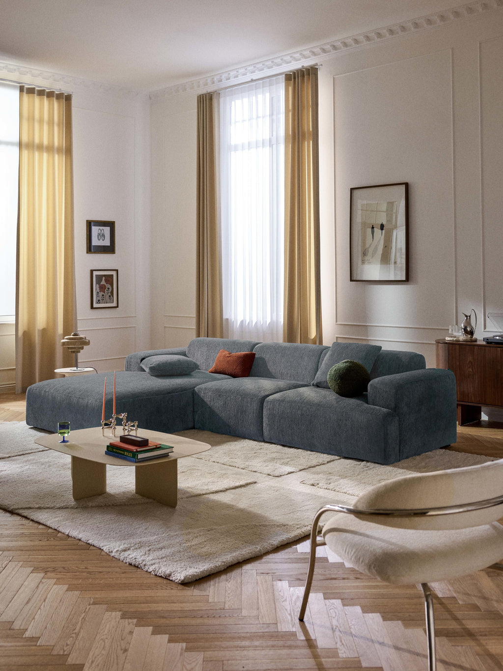 Melva Corner Sofa (4-seater)