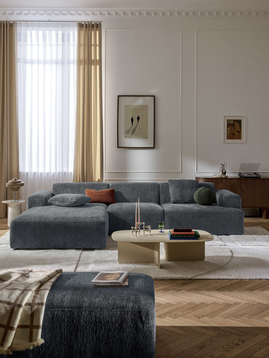 Melva Corner Sofa (4-seater)