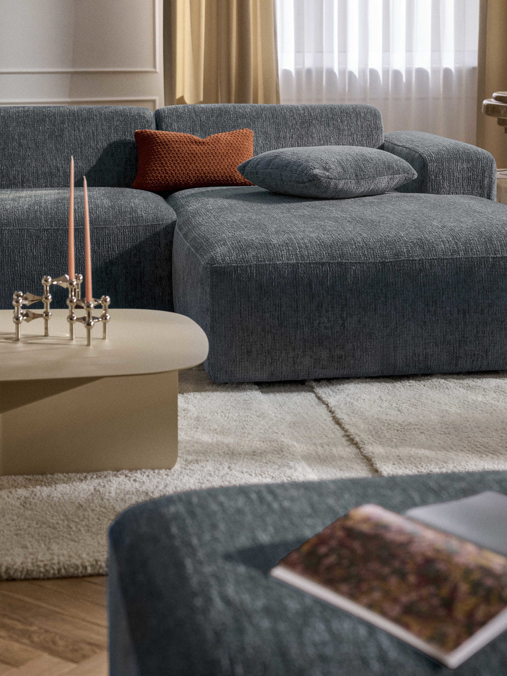 Melva Corner Sofa (4-seater)