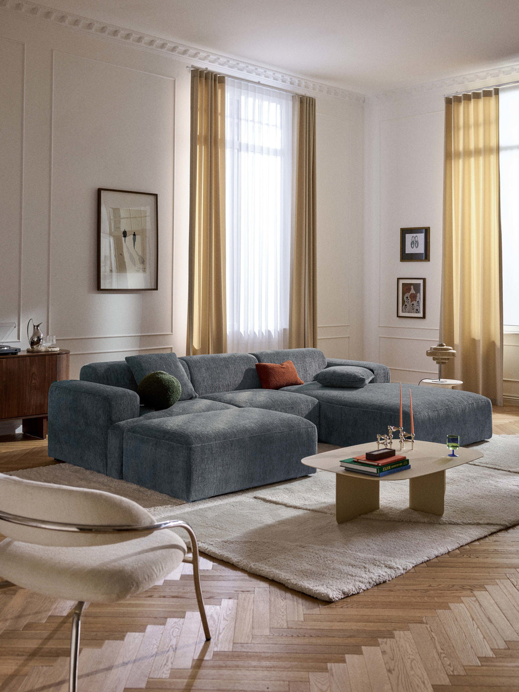 Melva Corner Sofa (4-seater)