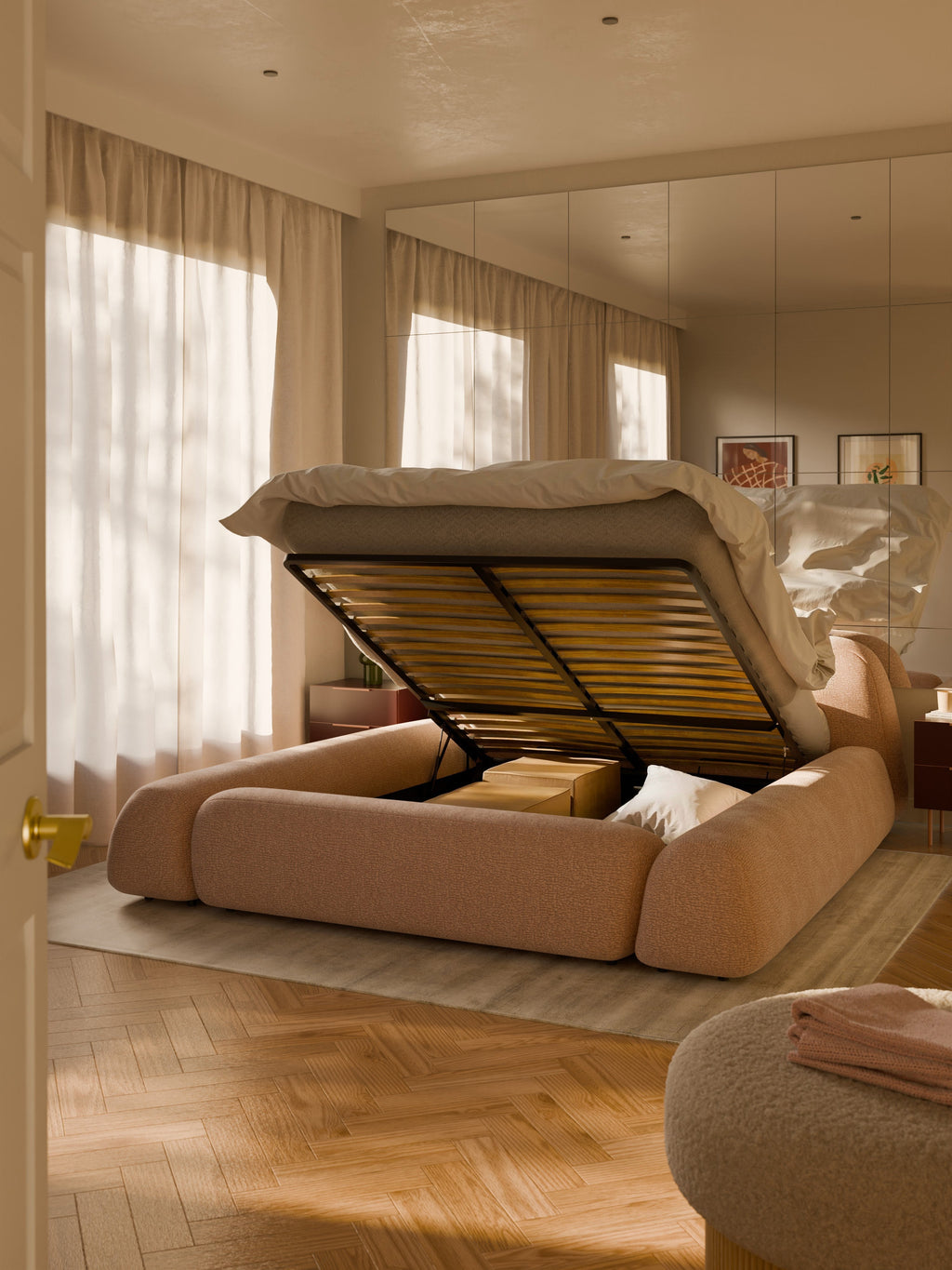 Wolke Upholstered Bed with Storage