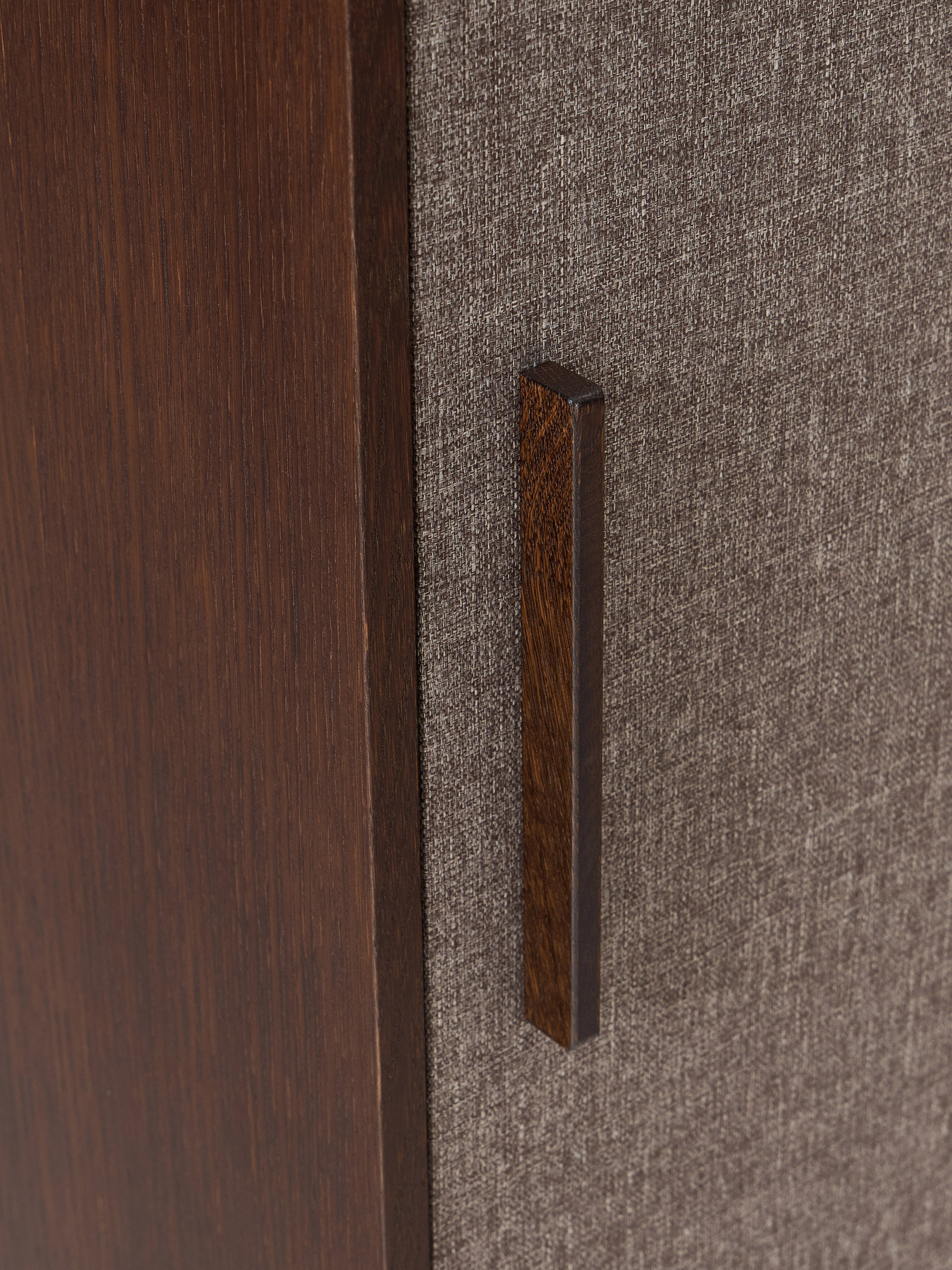 Wisp Wooden Highboard with Upholstered Front