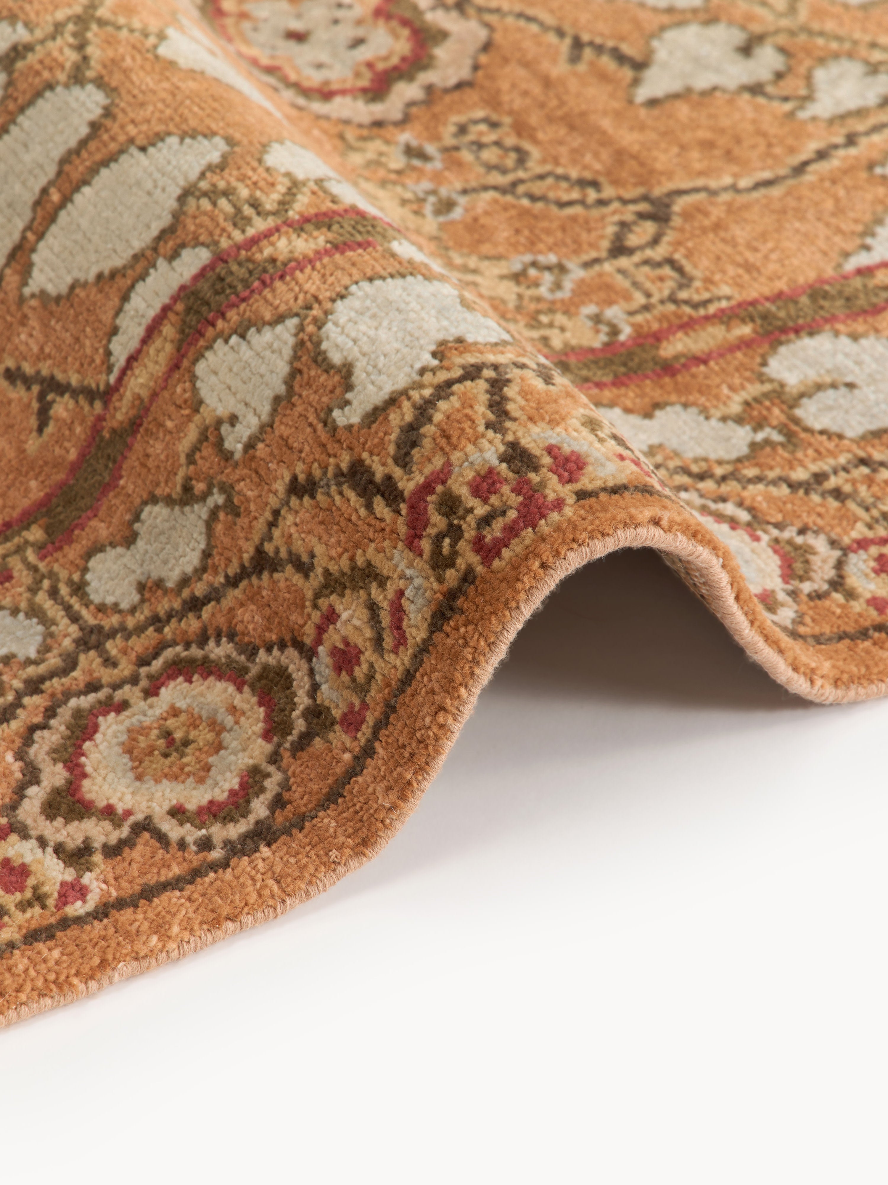 Hand-Knotted Wool Rug Inika