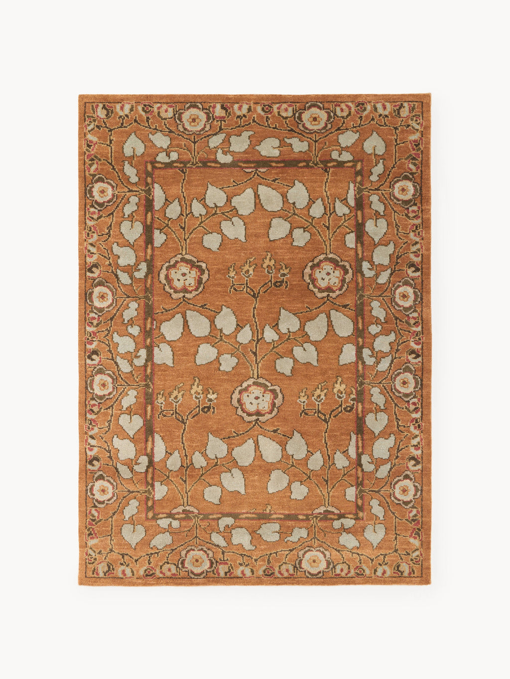 Hand-Knotted Wool Rug Inika