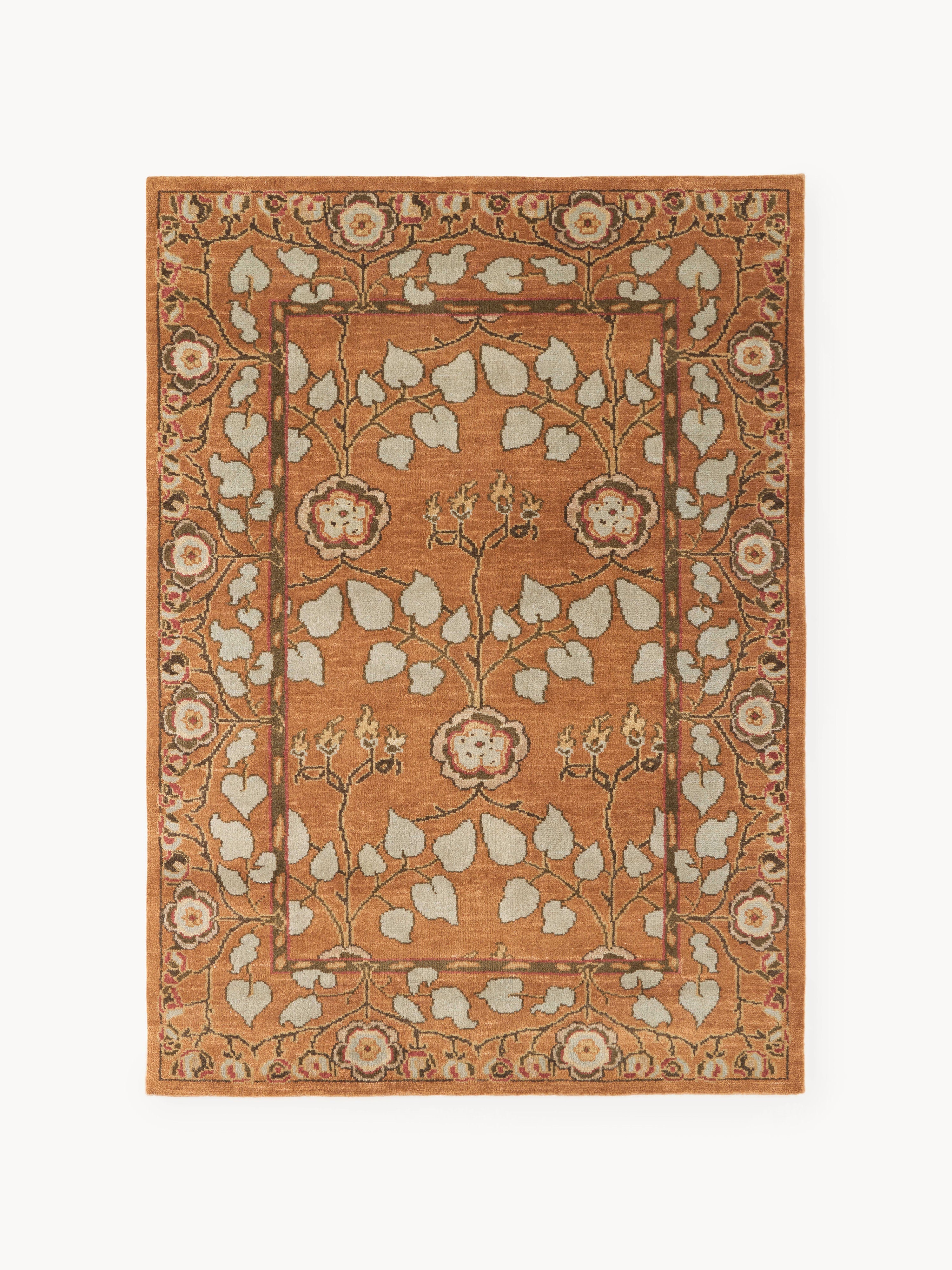 Hand-Knotted Wool Rug Inika