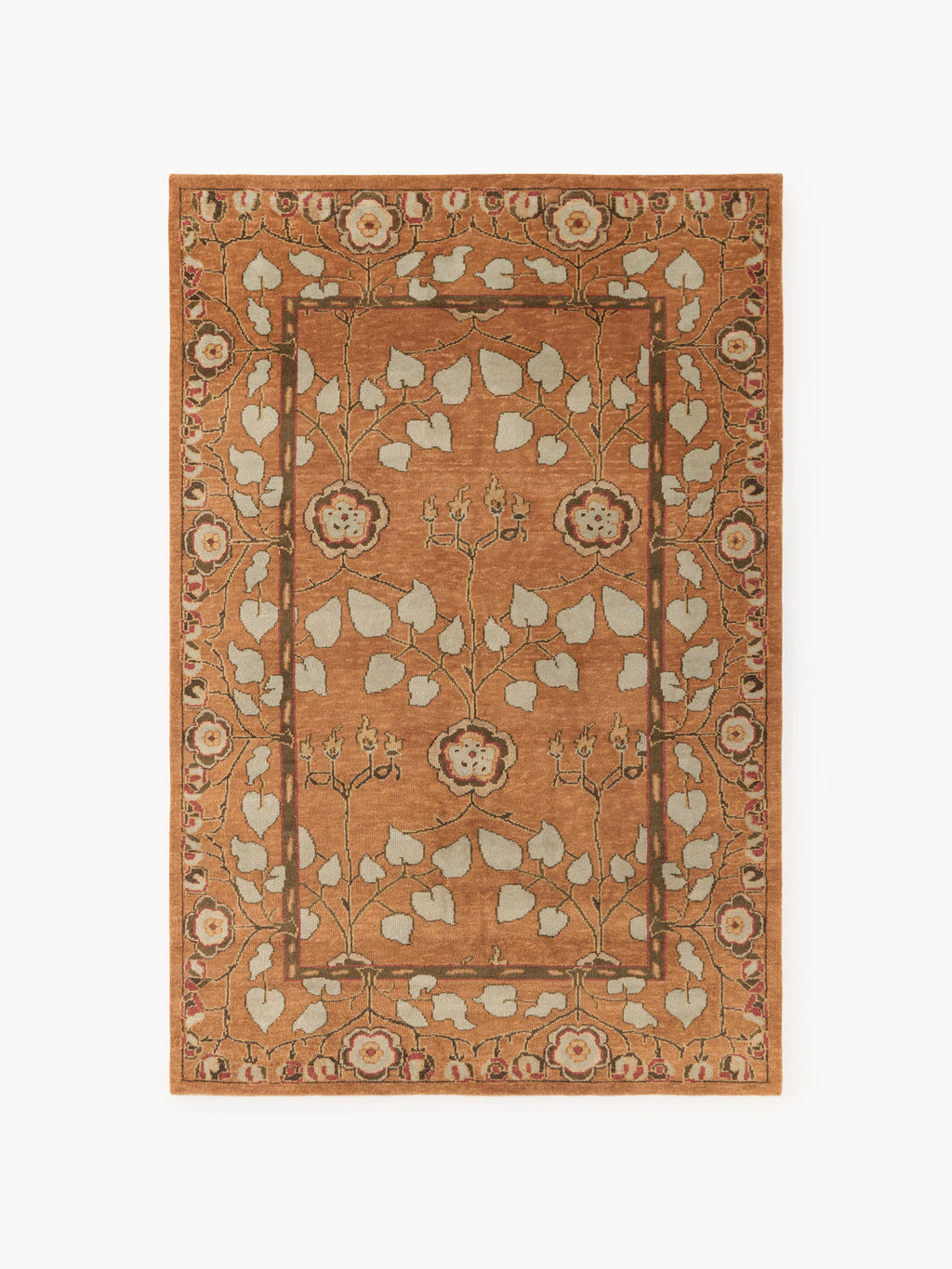 Hand-Knotted Wool Rug Inika