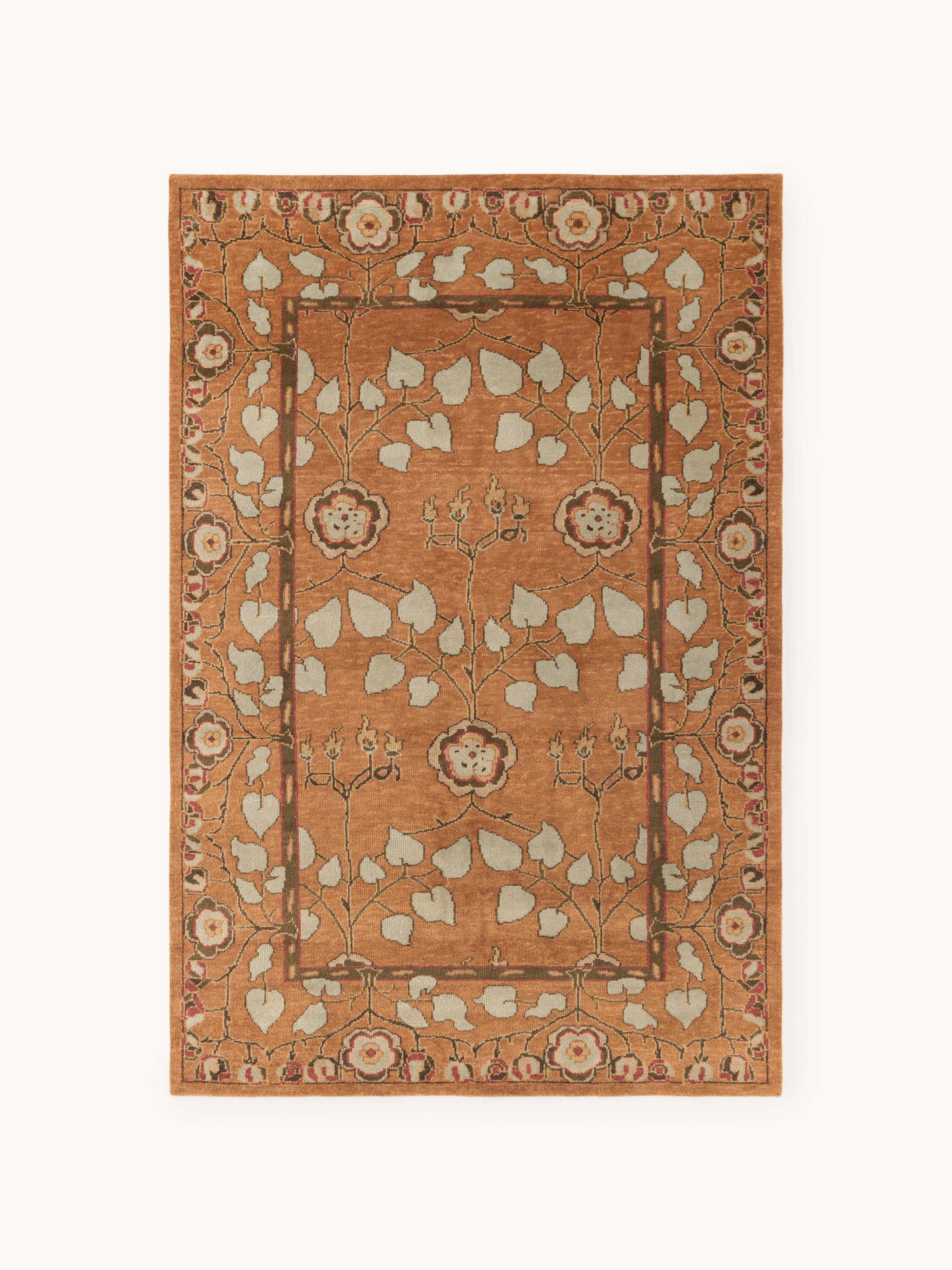 Hand-Knotted Wool Rug Inika