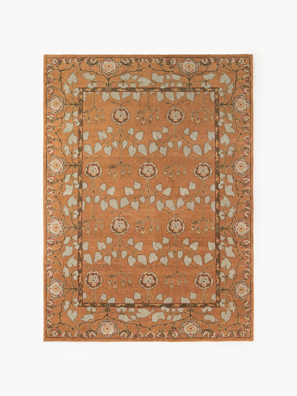 Hand-Knotted Wool Rug Inika