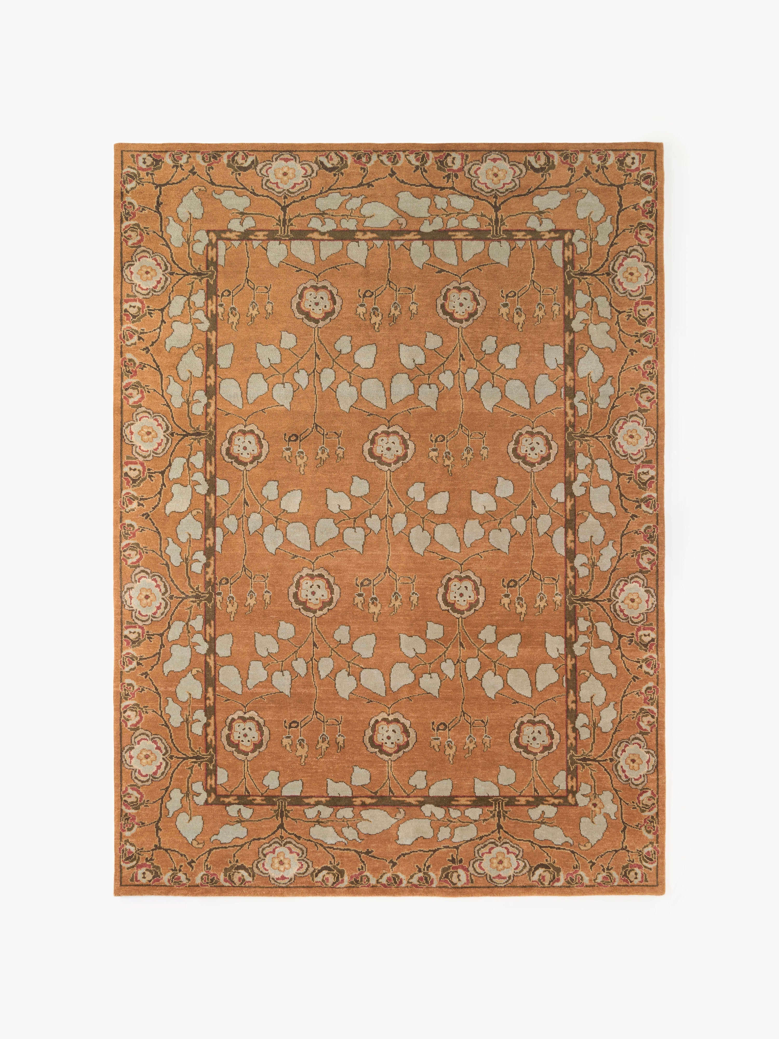 Hand-Knotted Wool Rug Inika