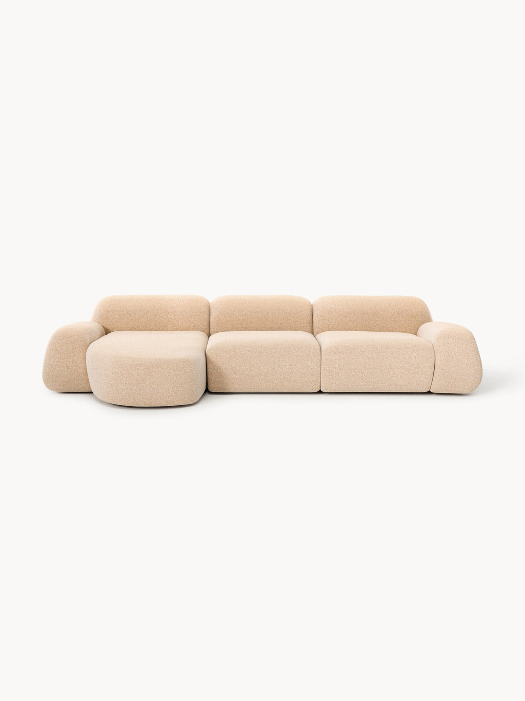 Gallery image 1 - Modular Bouclé Corner Sofa Wolke (4-seater)