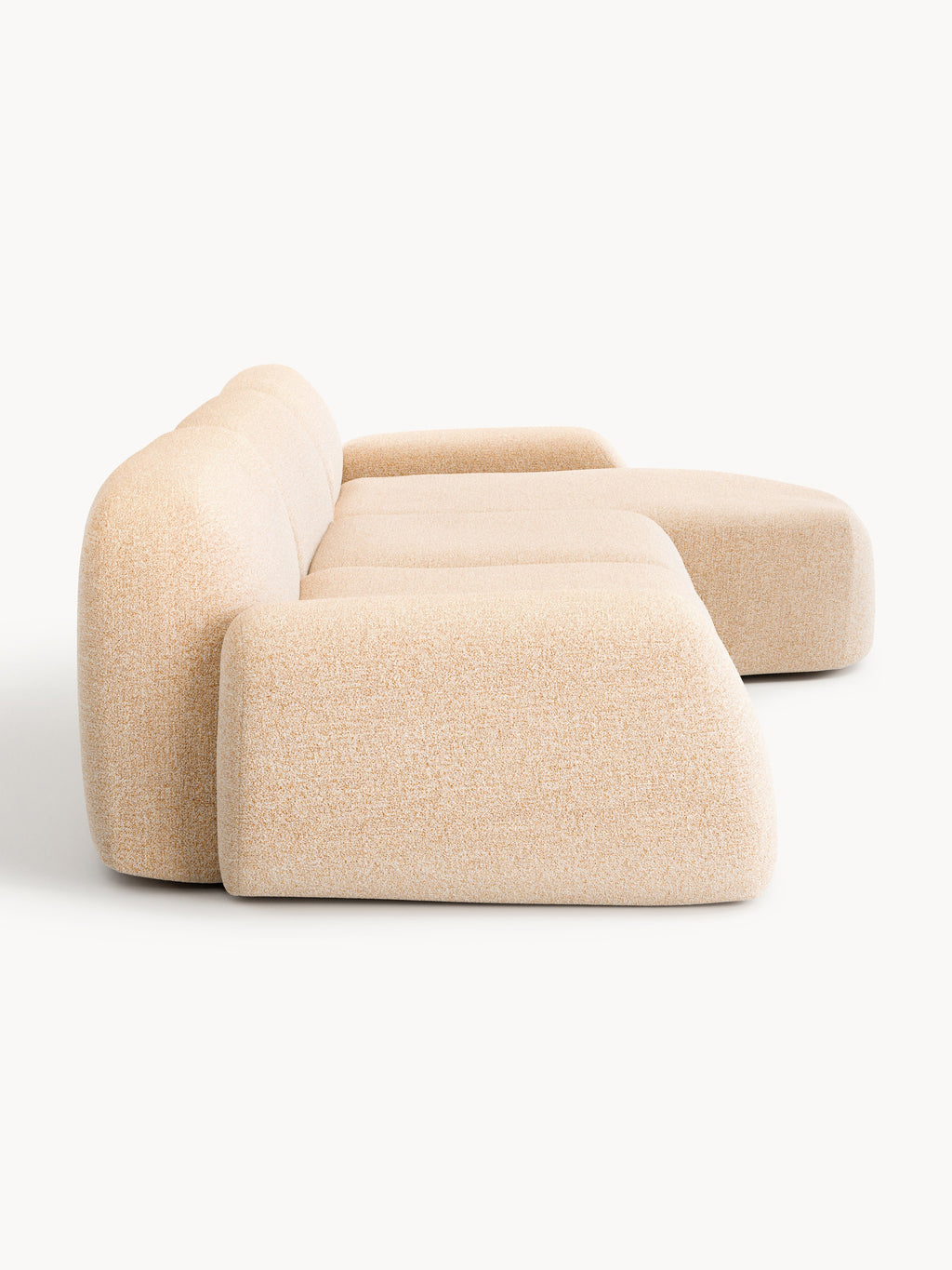 Wolke Modular Bouclé Corner Sofa (4-seater)