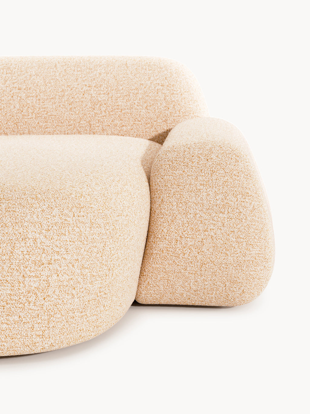 Wolke Modular Bouclé Corner Sofa (4-seater)