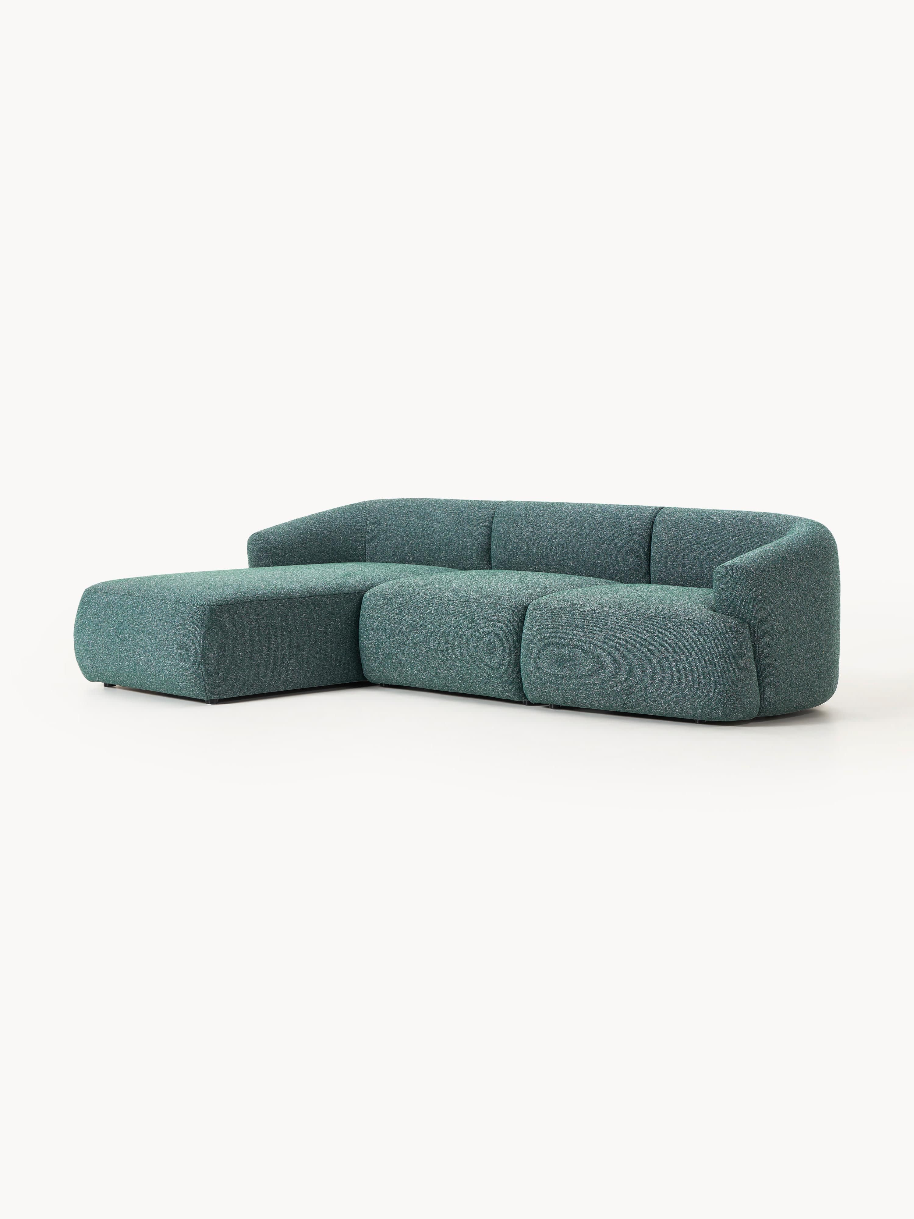 Sofia Modular Bouclé Corner Sofa (4-seater)