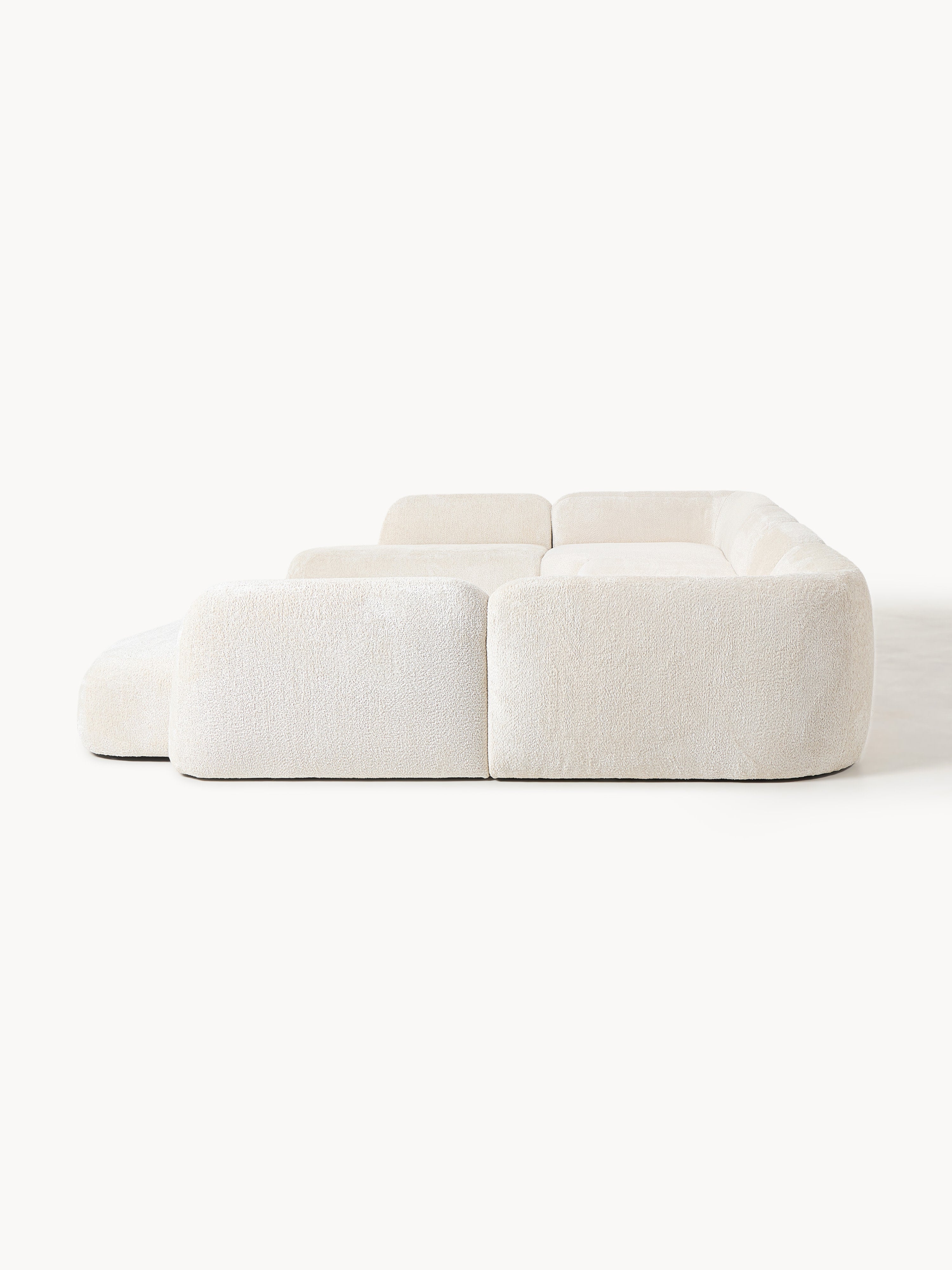 Wolke XL Modular Teddy Bouclé Sofa