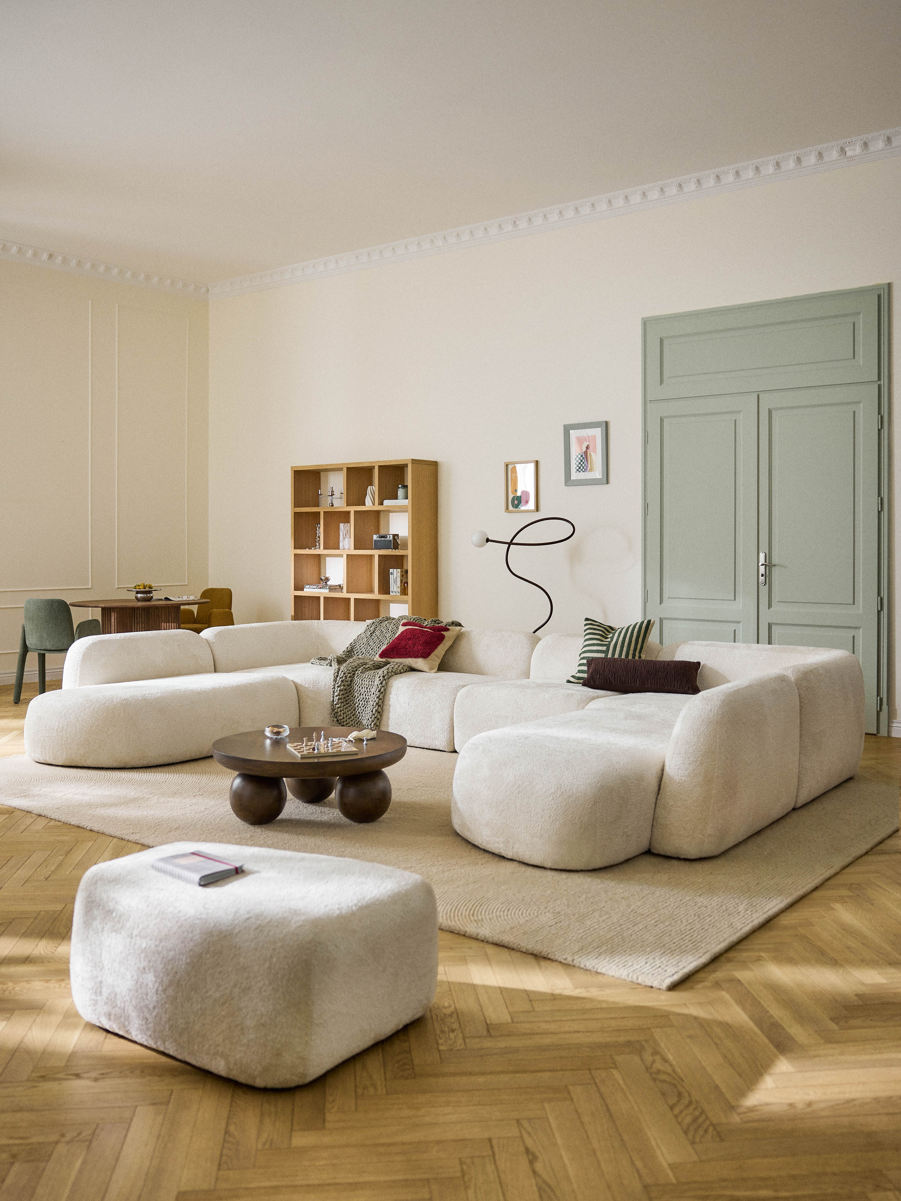 Wolke XL Modular Teddy Bouclé Sofa