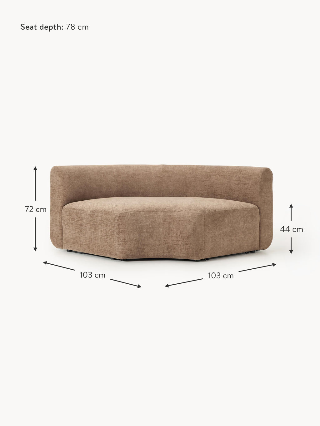 Sofia Round Corner Module