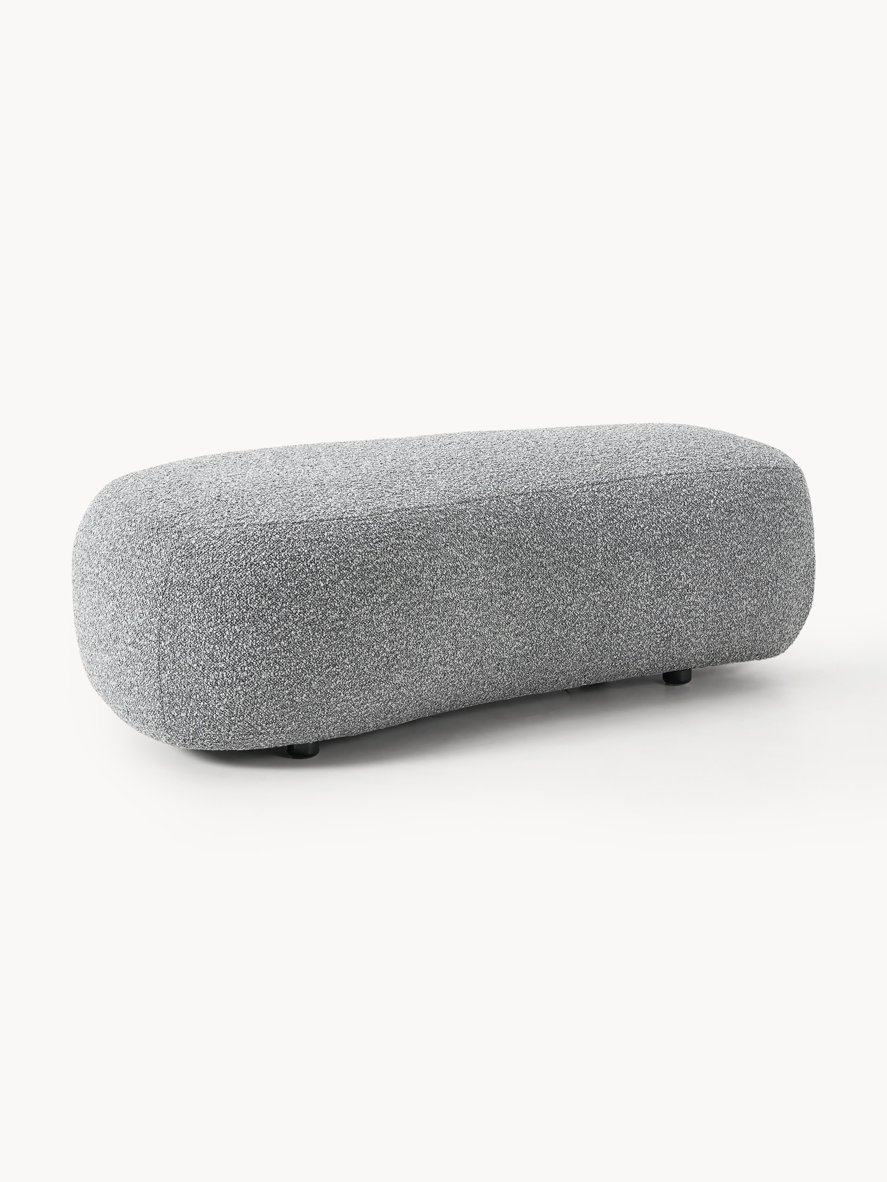 Gallery image 1 - Bouclé XL Ottoman Alba
