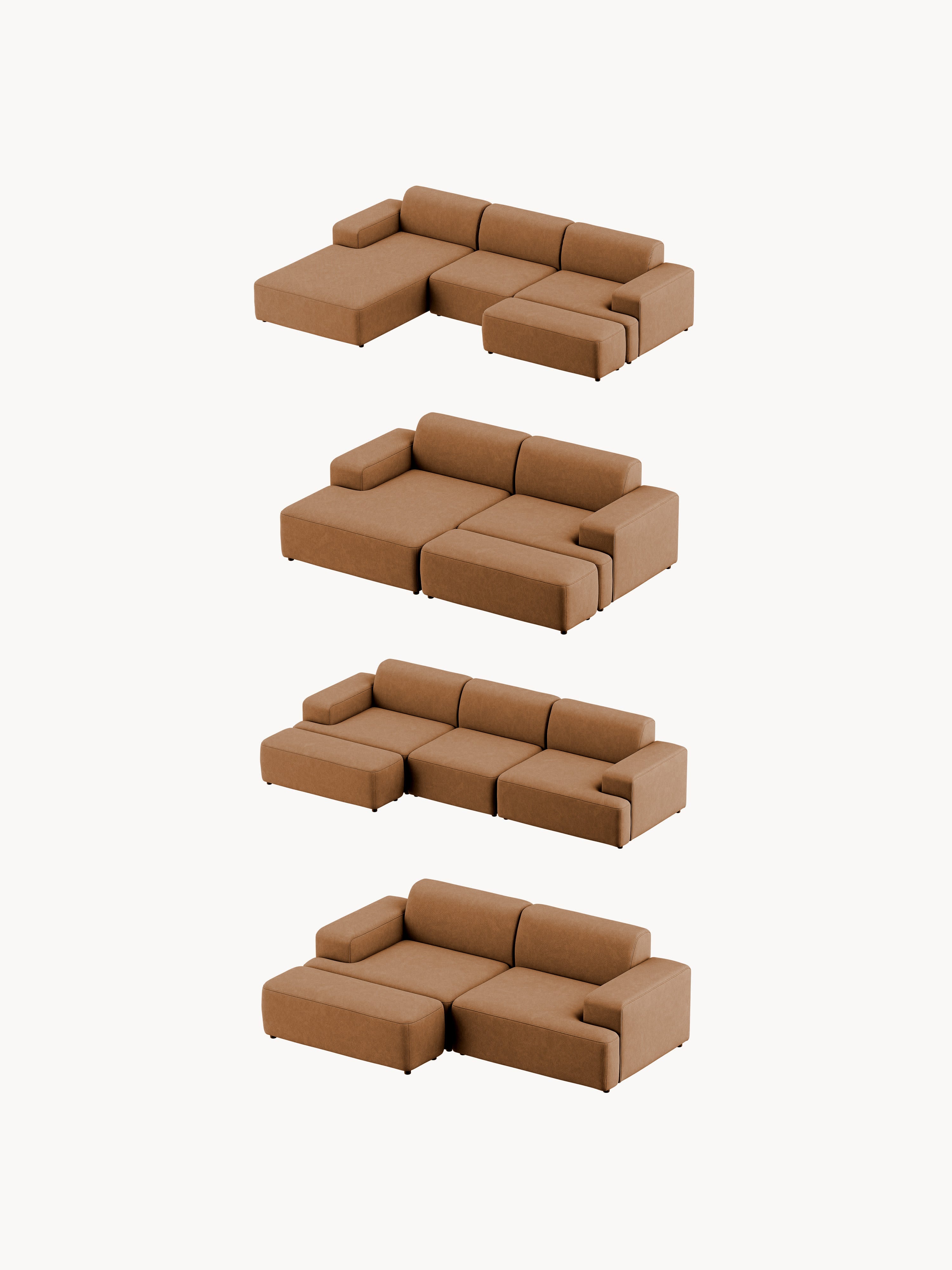 Melva XL Ottoman, W 116 x D 42 cm