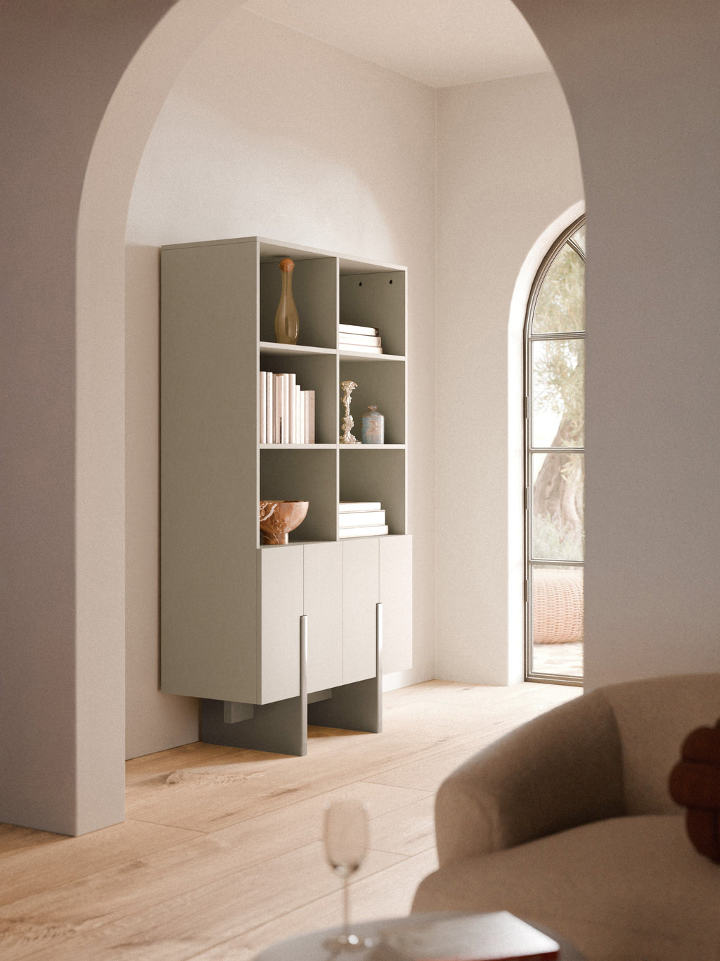 Dado Large Wooden Highboard