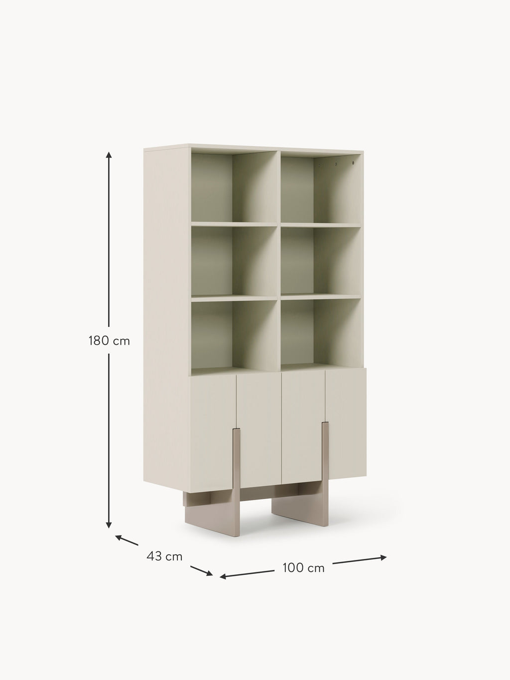 Dado Large Wooden Highboard