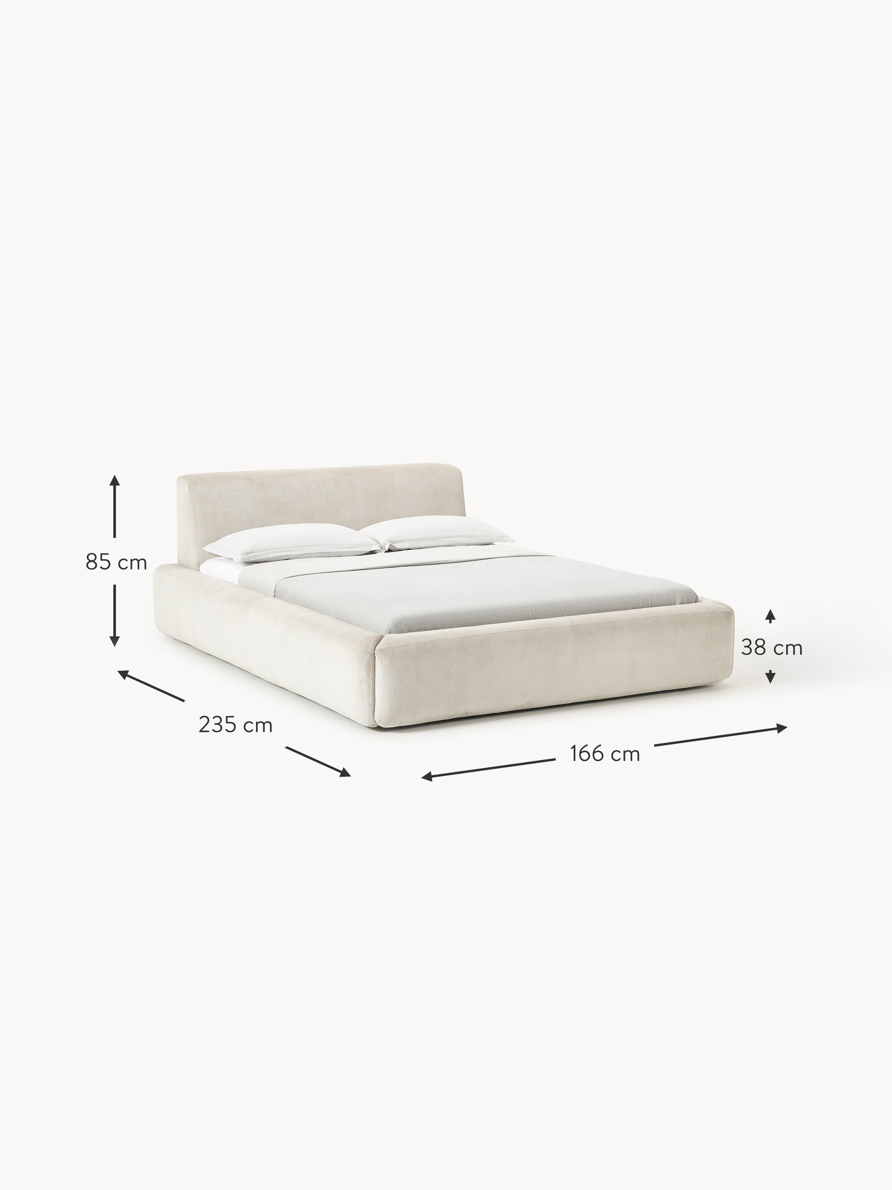 Melva Upholstered Bed with Storage