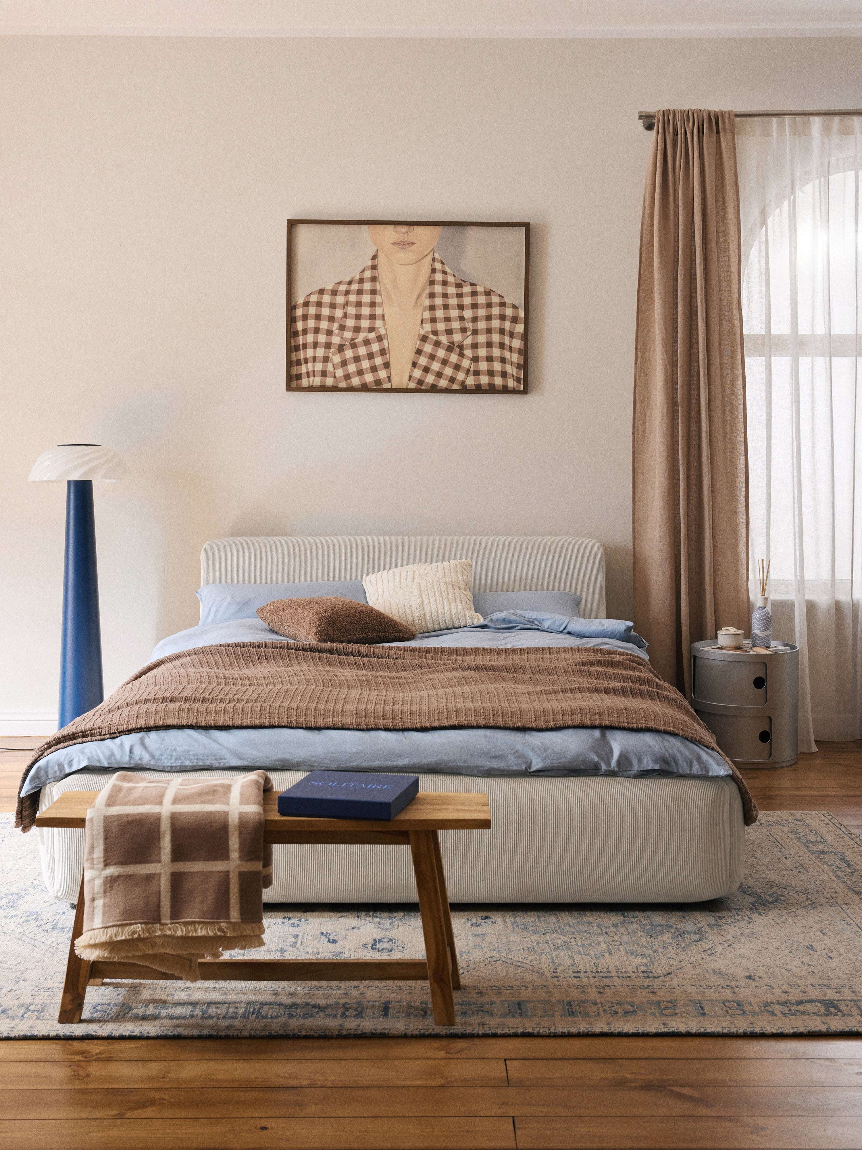 Melva Upholstered Bed with Storage