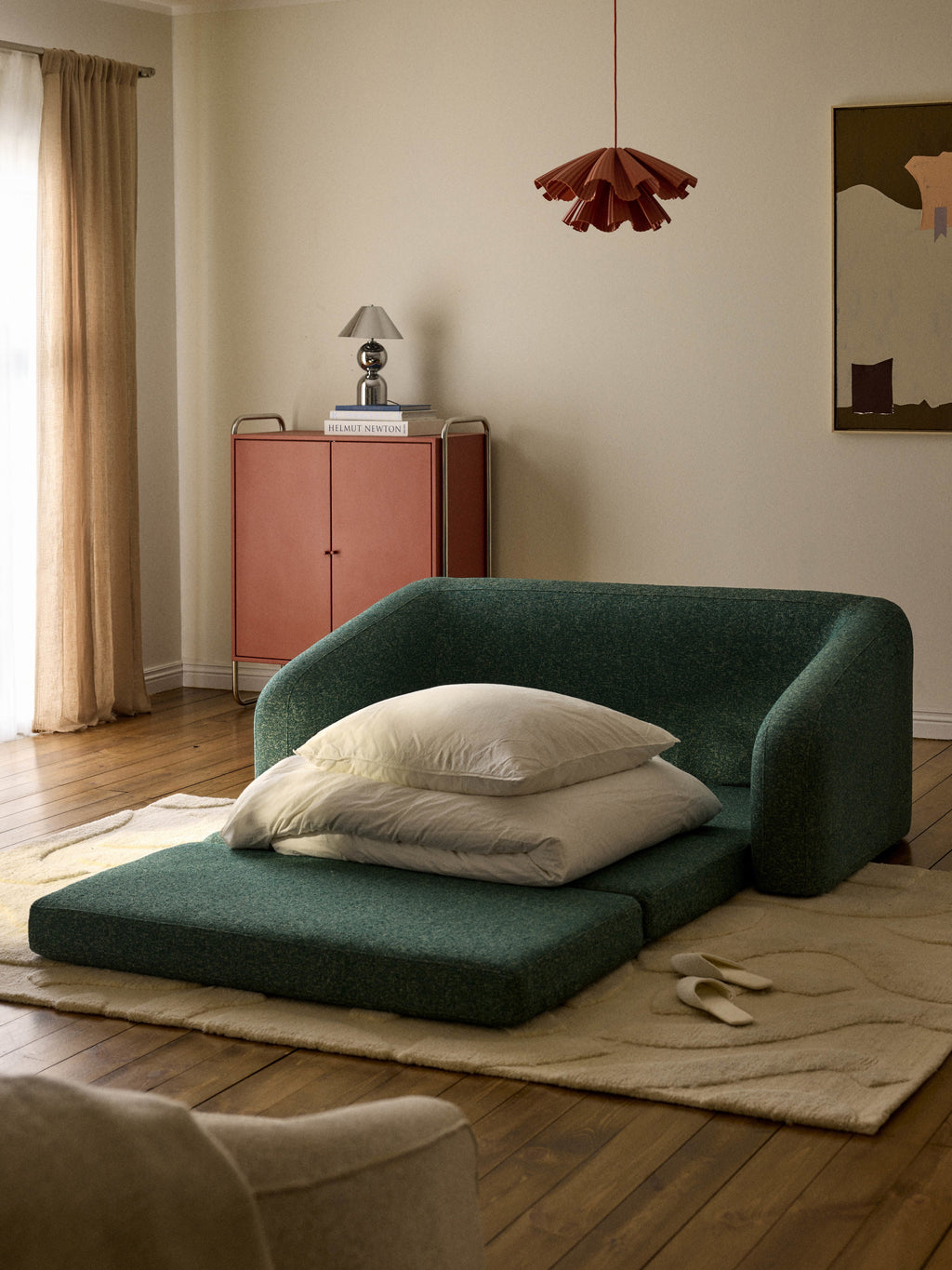 Eliot Bouclé Sofa Bed (2-seater)