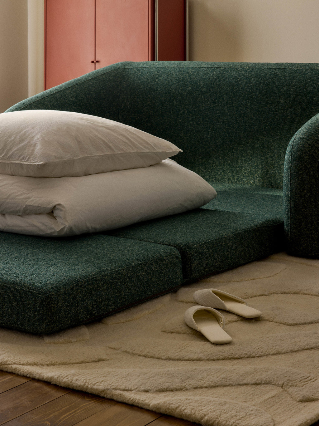 Eliot Bouclé Sofa Bed (2-seater)