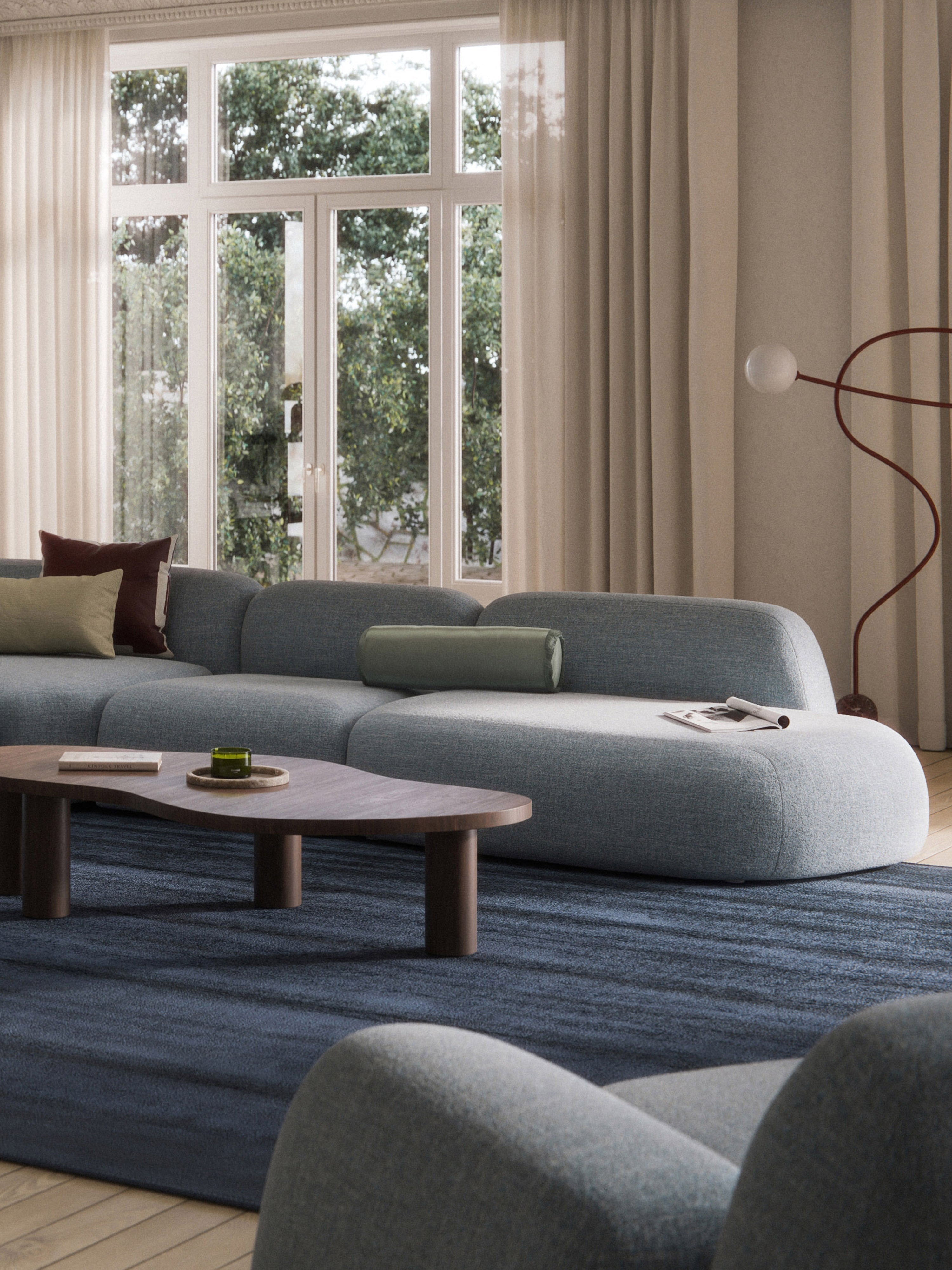 Wolke Bouclé Chaise Module