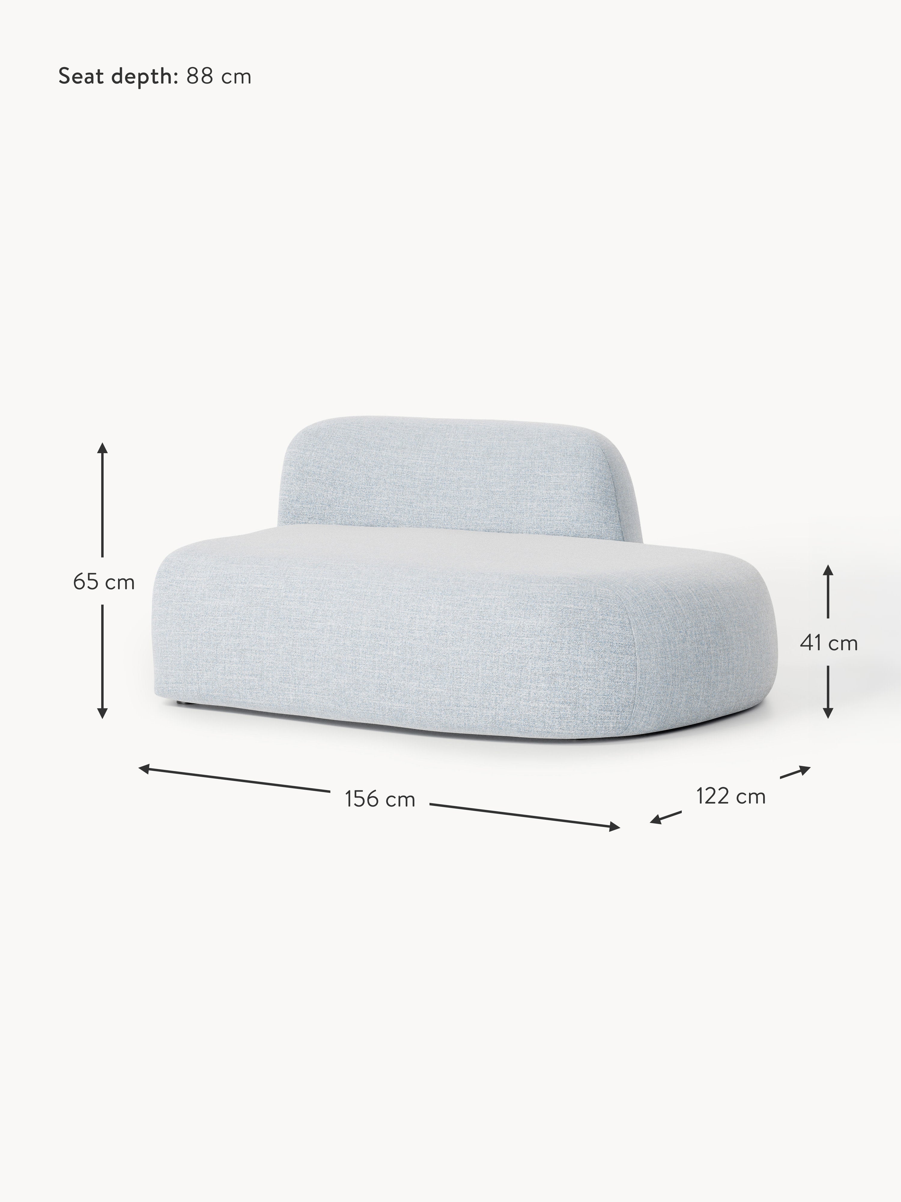 Wolke Bouclé Chaise Module