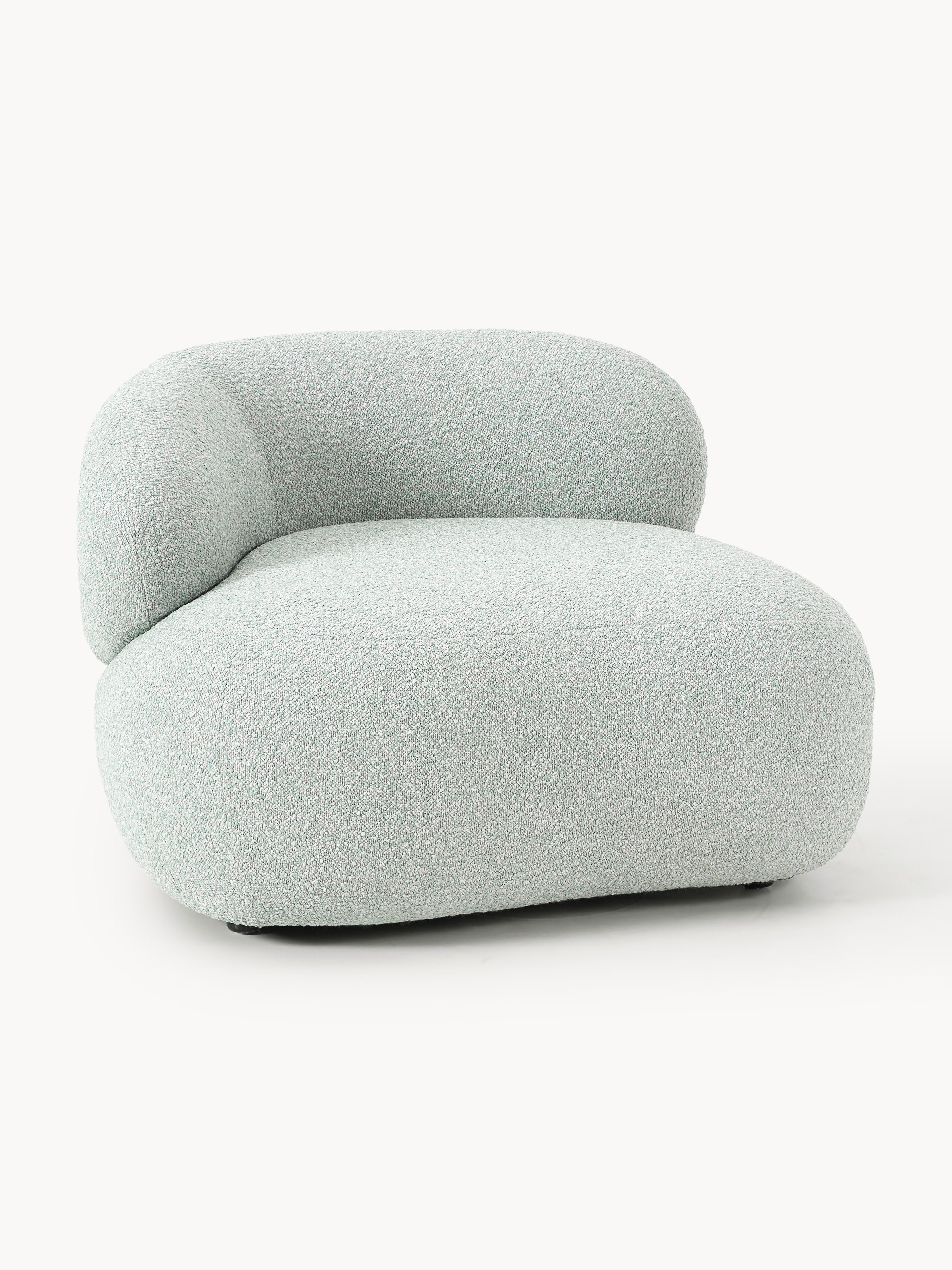 Gallery image 1 - Bouclé Lounge Armchair Alba