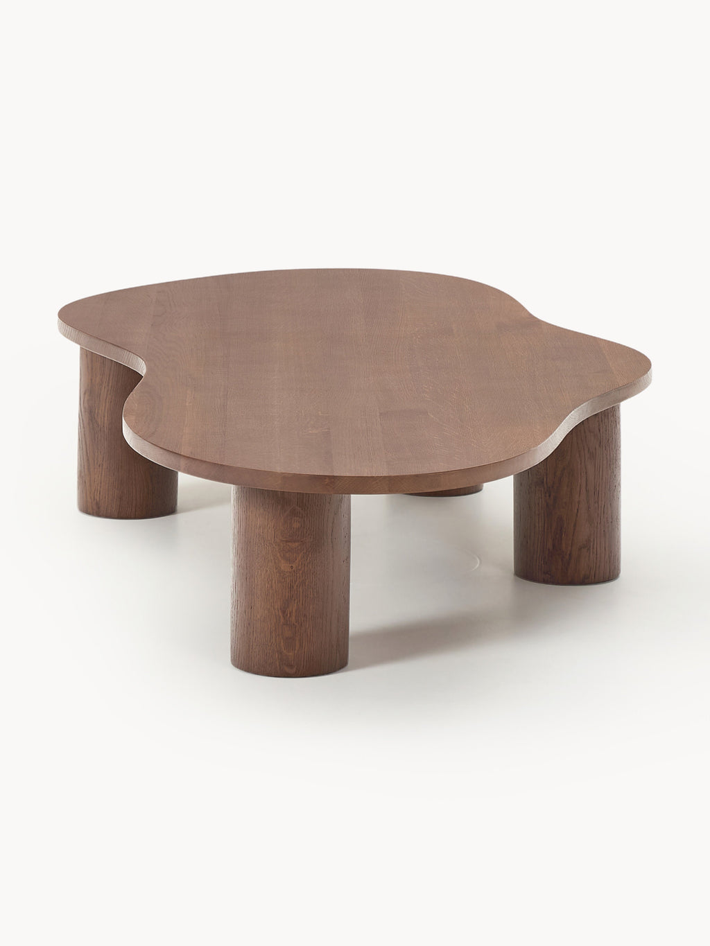Didi XL Oak Wood Coffee Table in Organic Shape