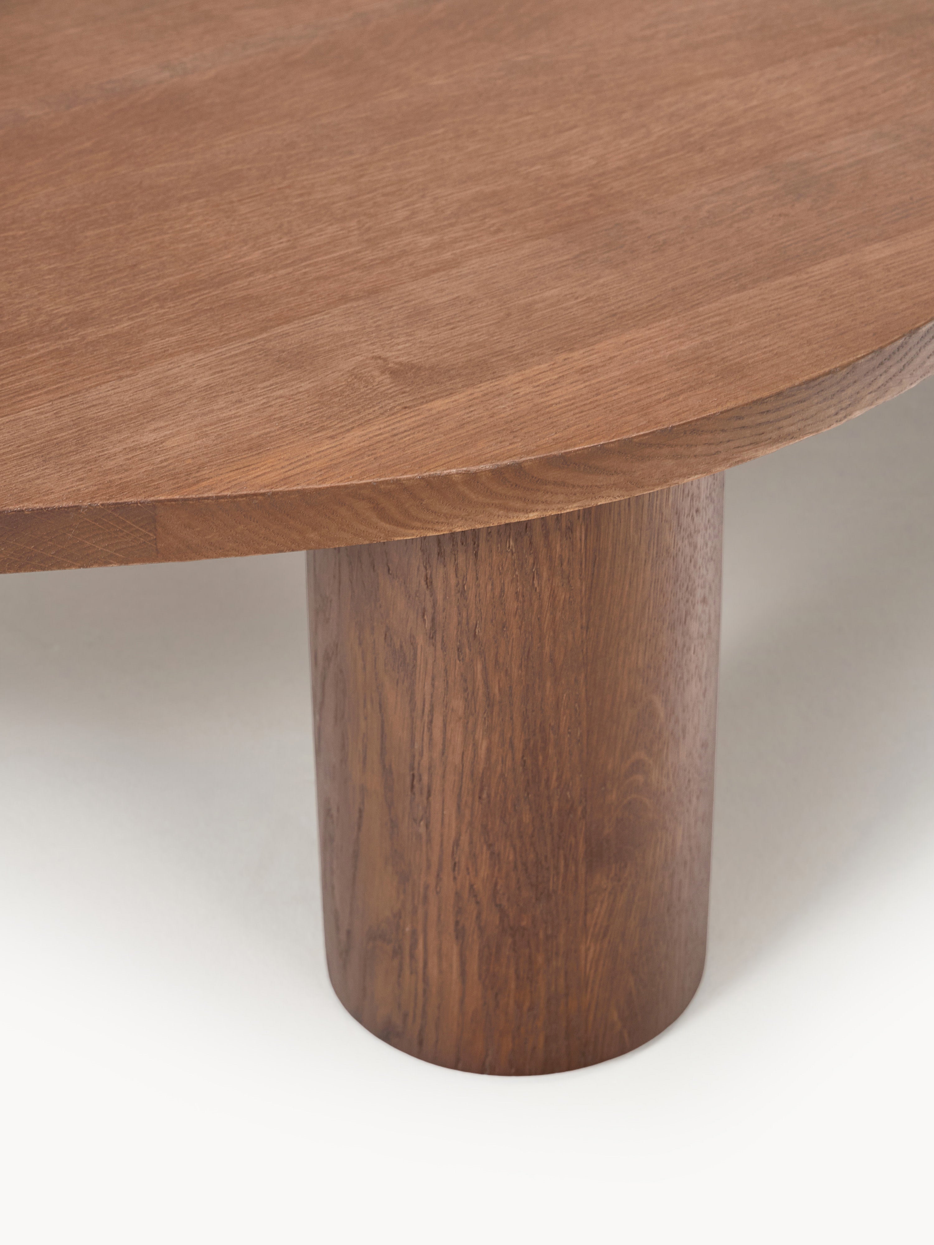 Didi XL Oak Wood Coffee Table in Organic Shape